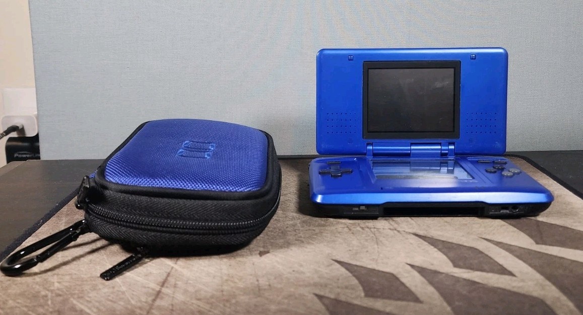 Nintendo DS Original NTR-001 Cobalt Blue Handheld Console System Tested – READ