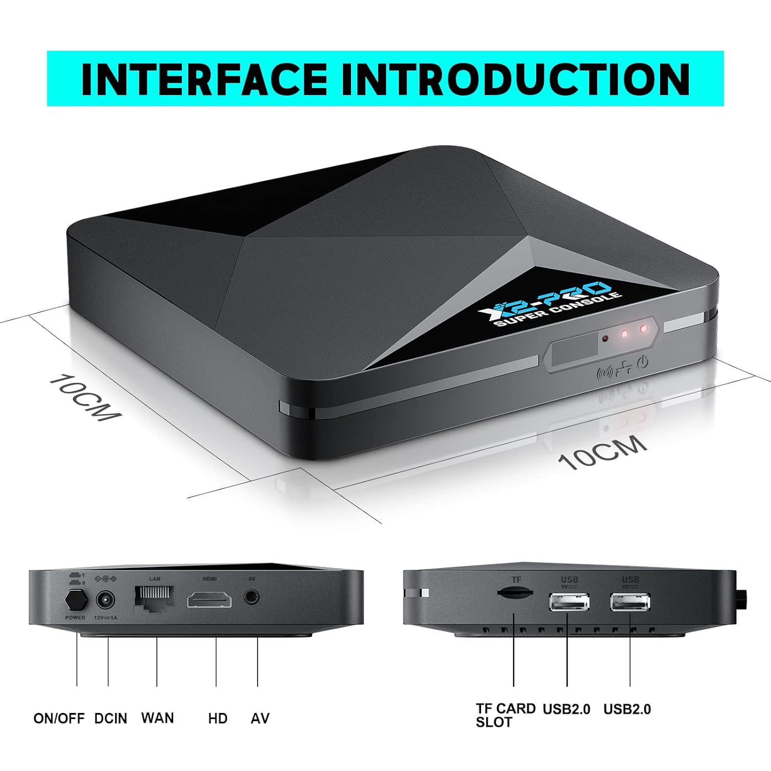 2025 Super Console X2 Pro Pre-Installed 65,000+ Classic Games,Retro Game Console