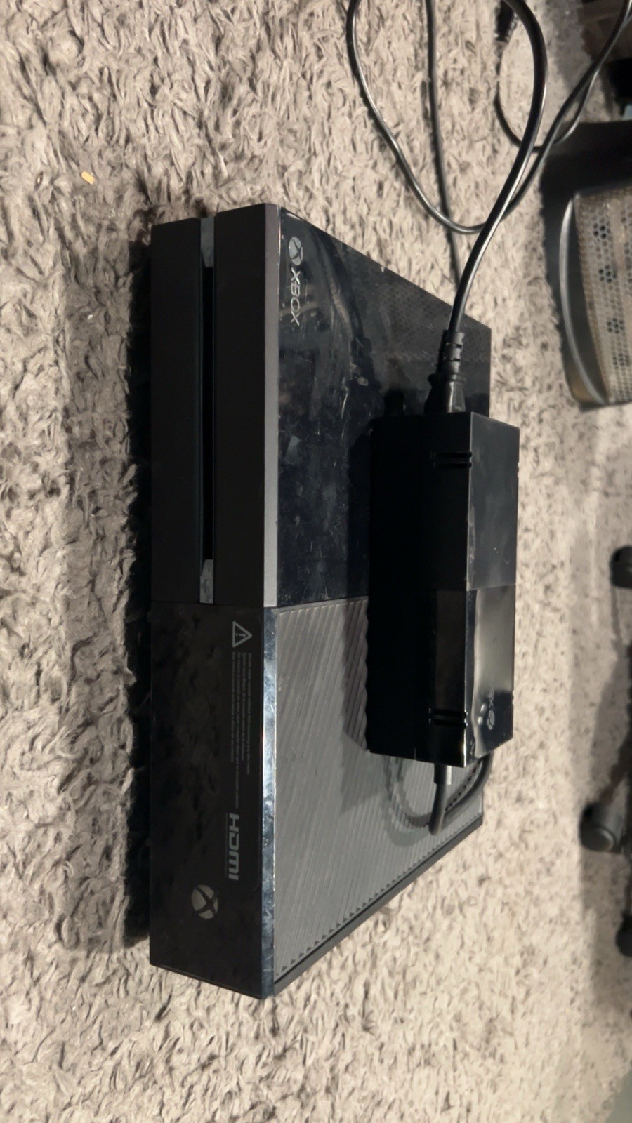 Microsoft Xbox One Black Console 500GB with Power Brick and HDMI Cable