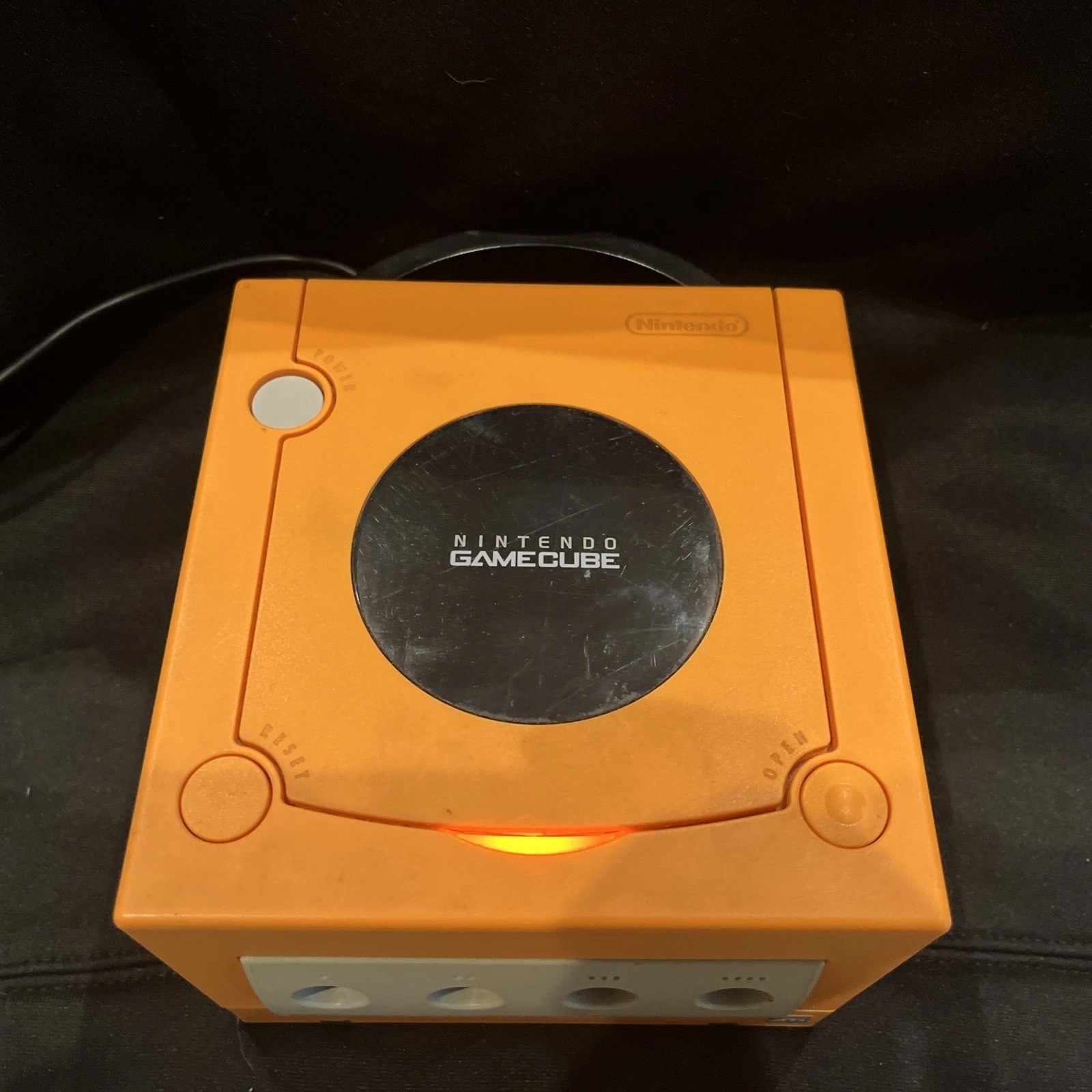 Nintendo GameCube Spice Orange Japan Exclusive W Controller & 2 Games