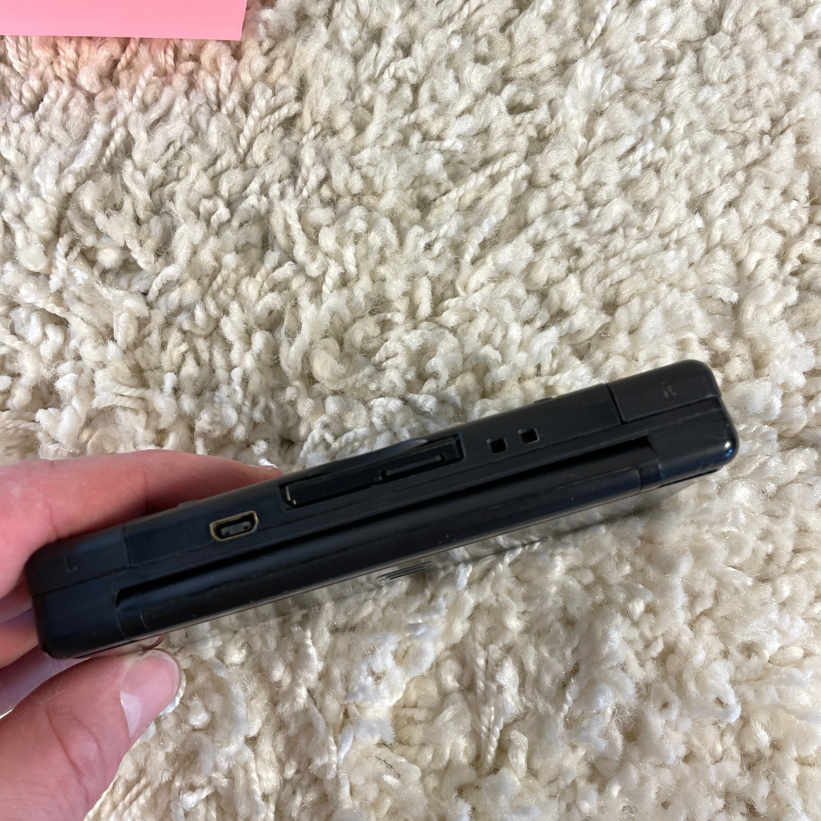 Nintendo DS Lite Handheld Console Onyx Black USG-001 READ