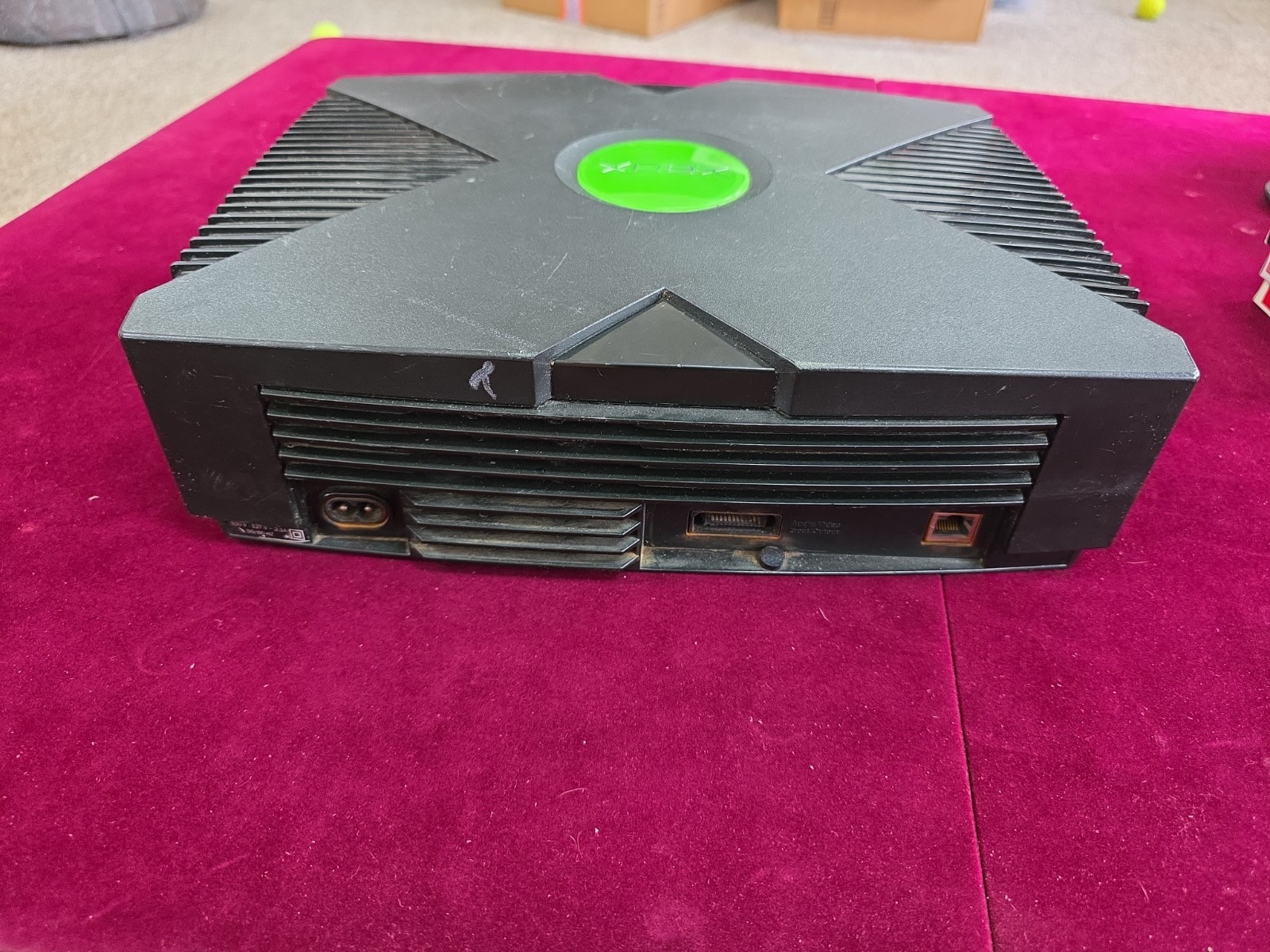 OG Microsoft Xbox Console With Cables Parts Or Repair