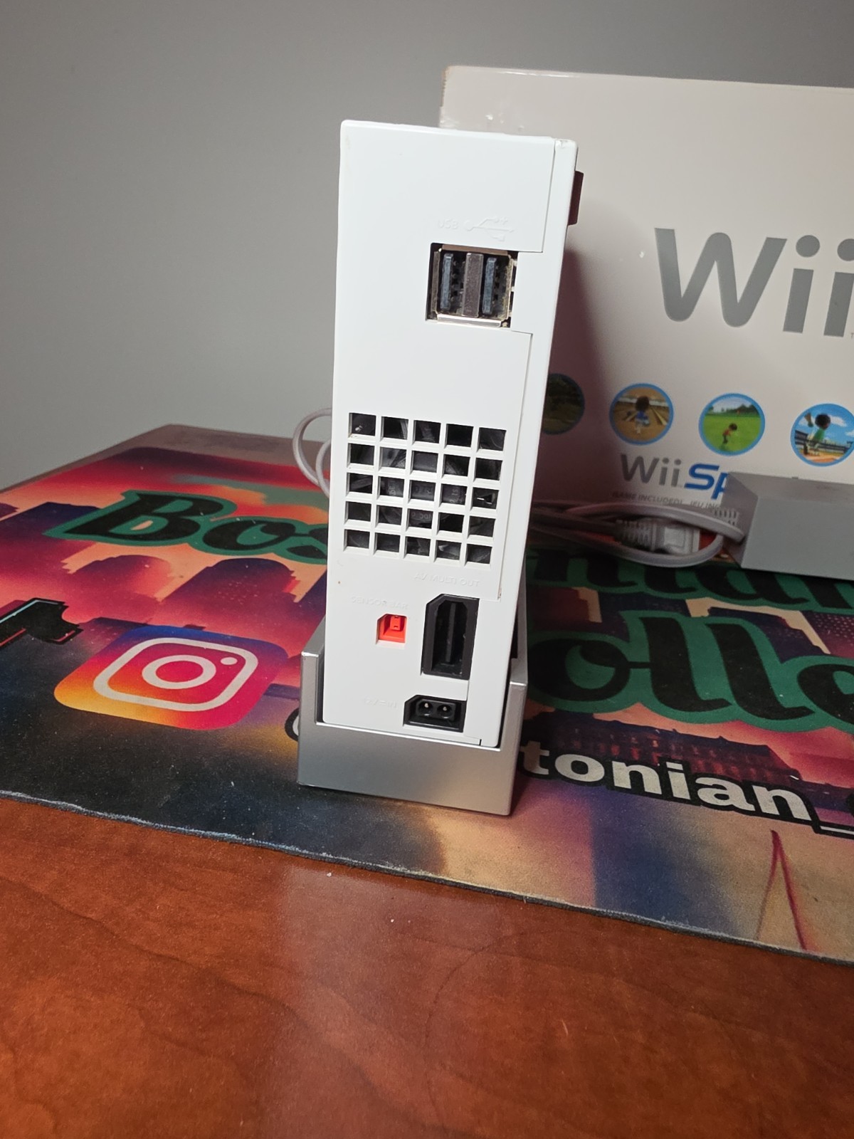 Nintendo Wii White Game Console RVL-001 Tested Console & Power Cable Only