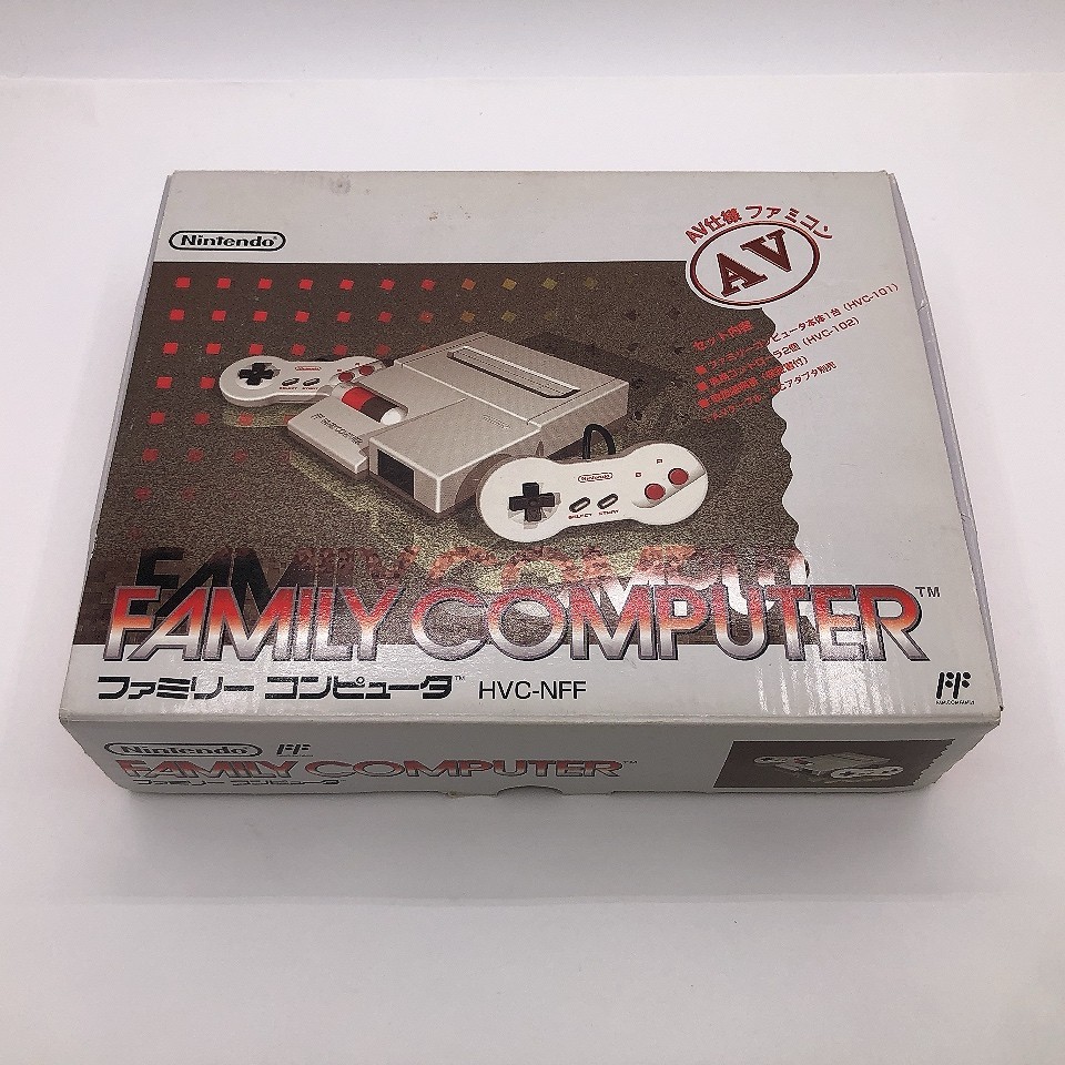 Nintendo New Famicom Console AV HVC-101 Box Bundle Games Japan NES Tested