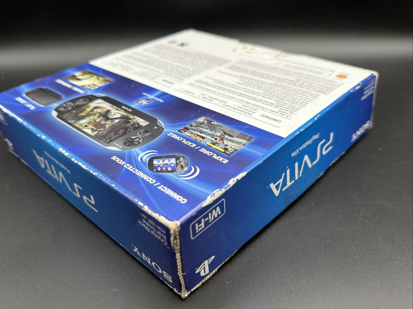 PlayStation Vita PS Vita Crystal Black w/8GB Card OLED Wi-Fi Console •READ DESC!
