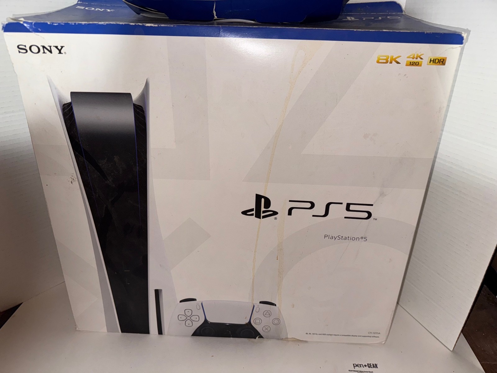 Sony PlayStation 5 Disc Edition 825GB Home Console White. With Cooling Stand.