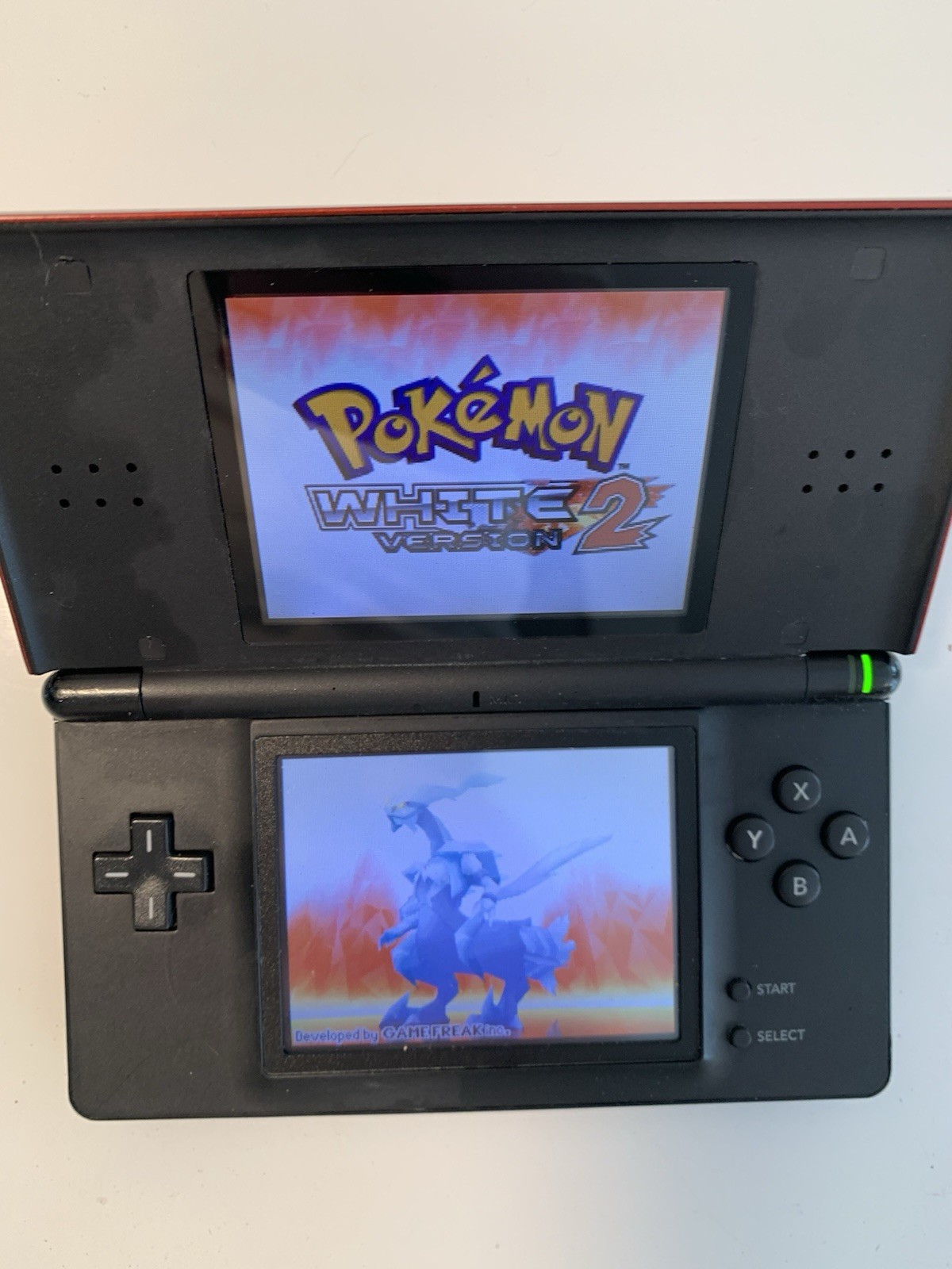 Nintendo DS Lite Crimson Handheld System – Red/Black W/ Charger No Stylus