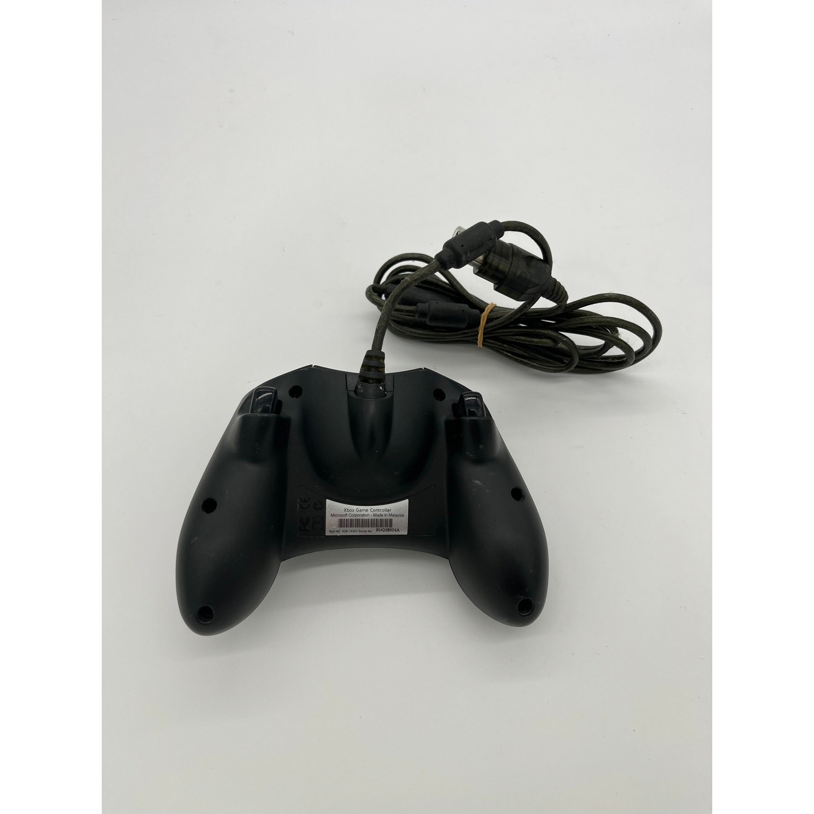 Original Xbox Black w/Green Logo Wired Controller