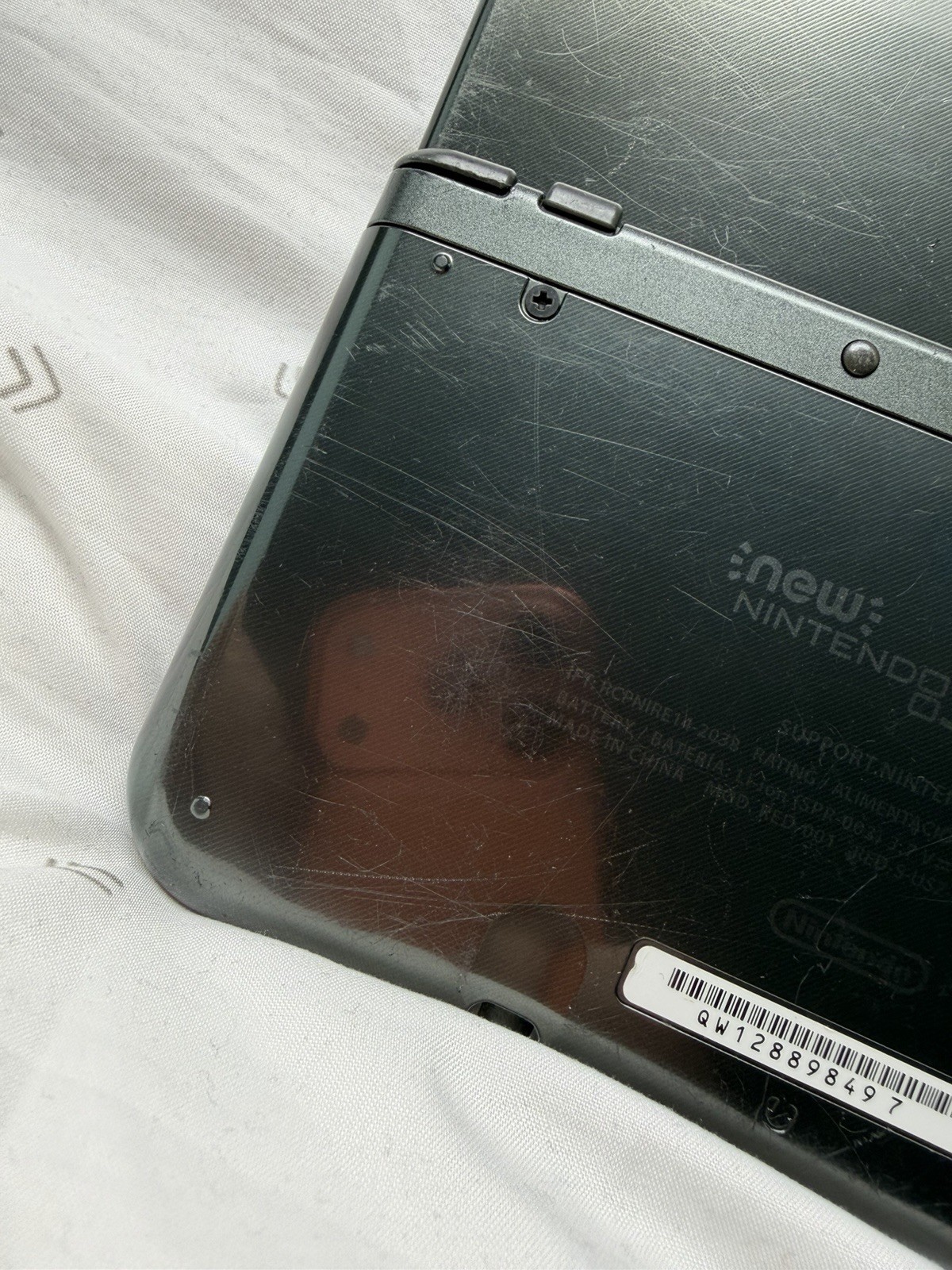 New Nintendo 3DS XL Gray Black Console Tested Great Condition R Button Sticky