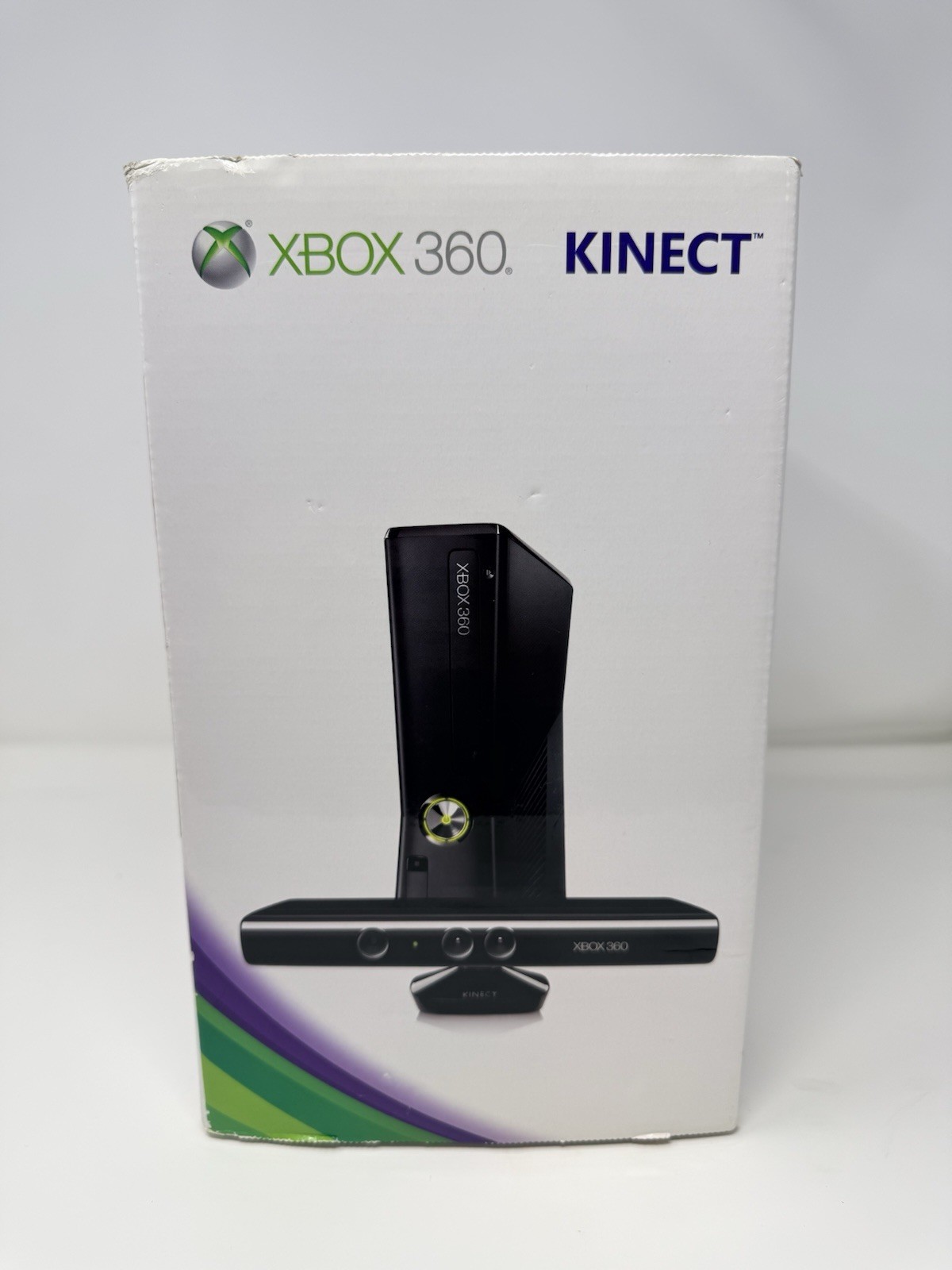 Microsoft Xbox 360 S 4GB Console Kinect Controller Box Tested