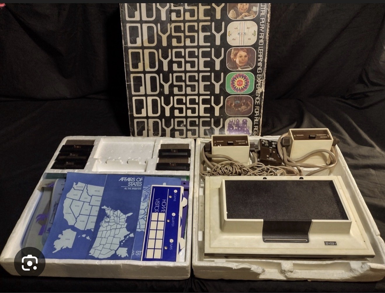 1972 Magnavox Odyssey Console Run 1 Looks Complete in Box CIB Sept. ’72 READ