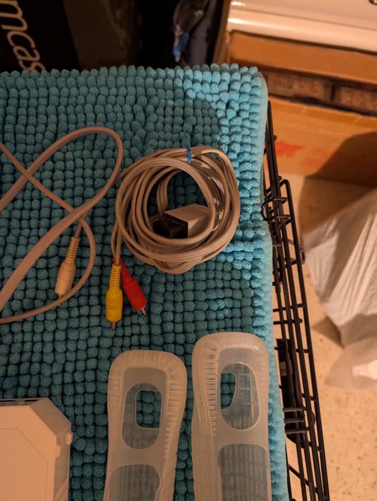 Nintendo Wii Gaming Console RVL-001 (USA) 2 Controller Tested Work Bag