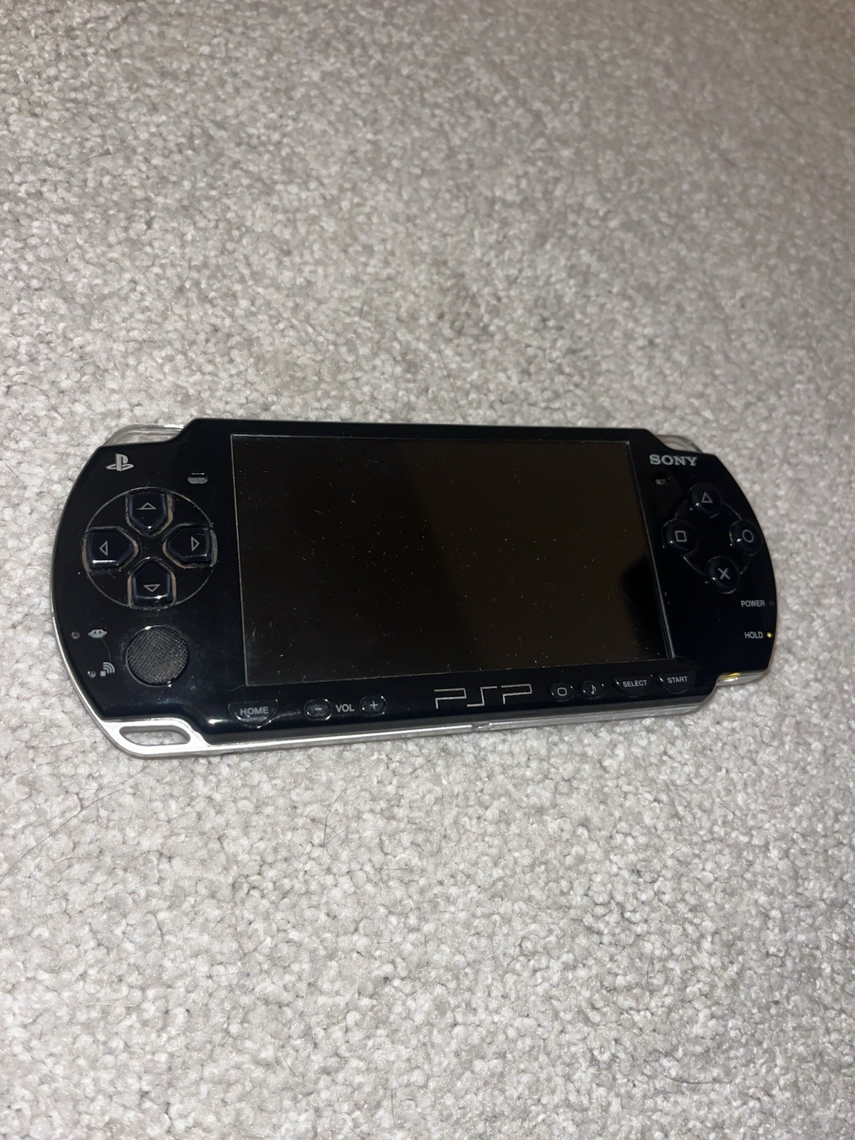 PSP 2001 Black Game Console With 12 Games
