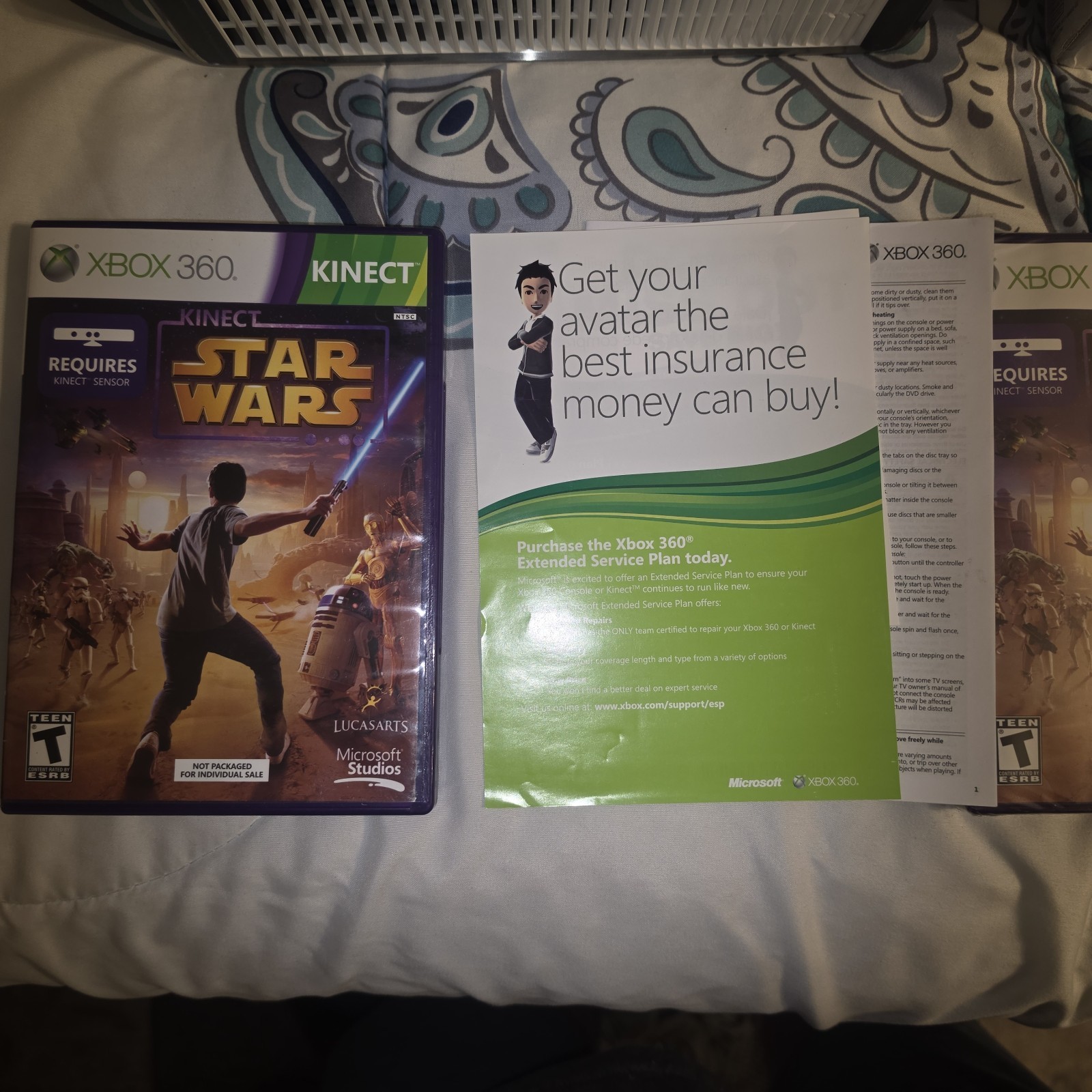 Star Wars R2-D2 Limited Edition CIB Complete Xbox 360 Matching Serial w C-3PO