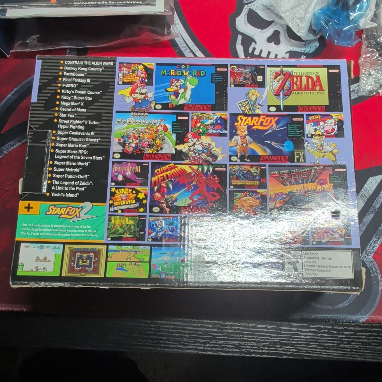 Nintendo SNES Classic Edition Microconsole Complete with 2 Wireless Controllers