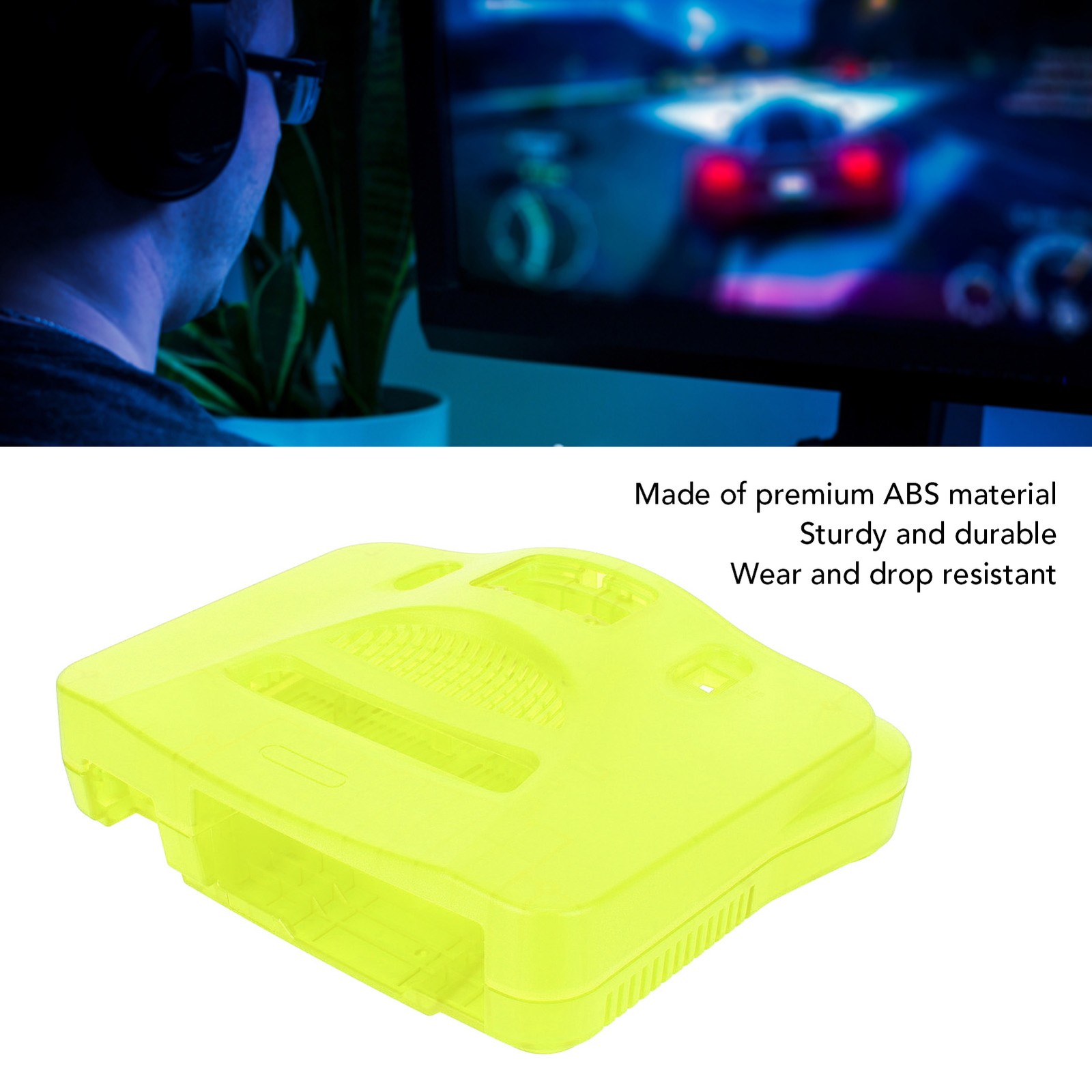 Retro ABS Sturdy Game Console Replacement Shell For N64 Recommended