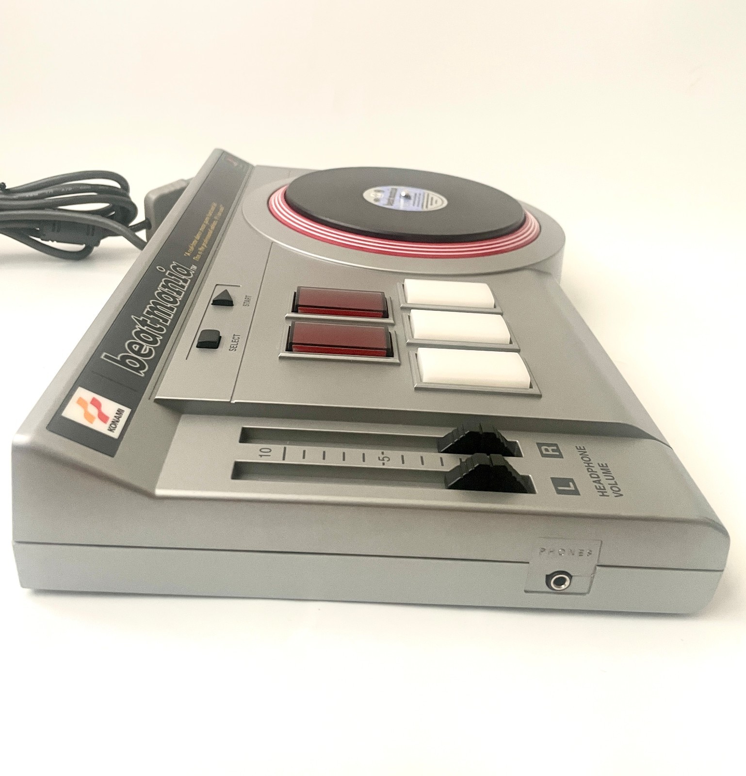 Konami beatmania DJ Station Pro Controller for PS1 Boxed with 2 Rhythm Games