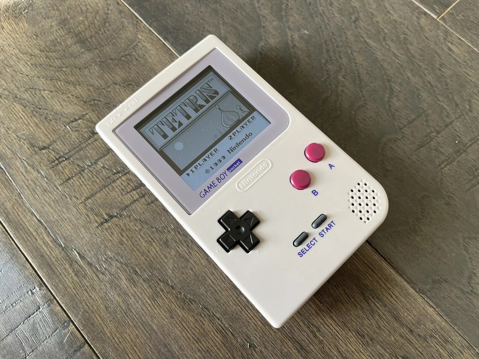 Nintendo Gameboy Pocket GBP Backlight IPS Screen and Glass Lens W/ Bag – Grey