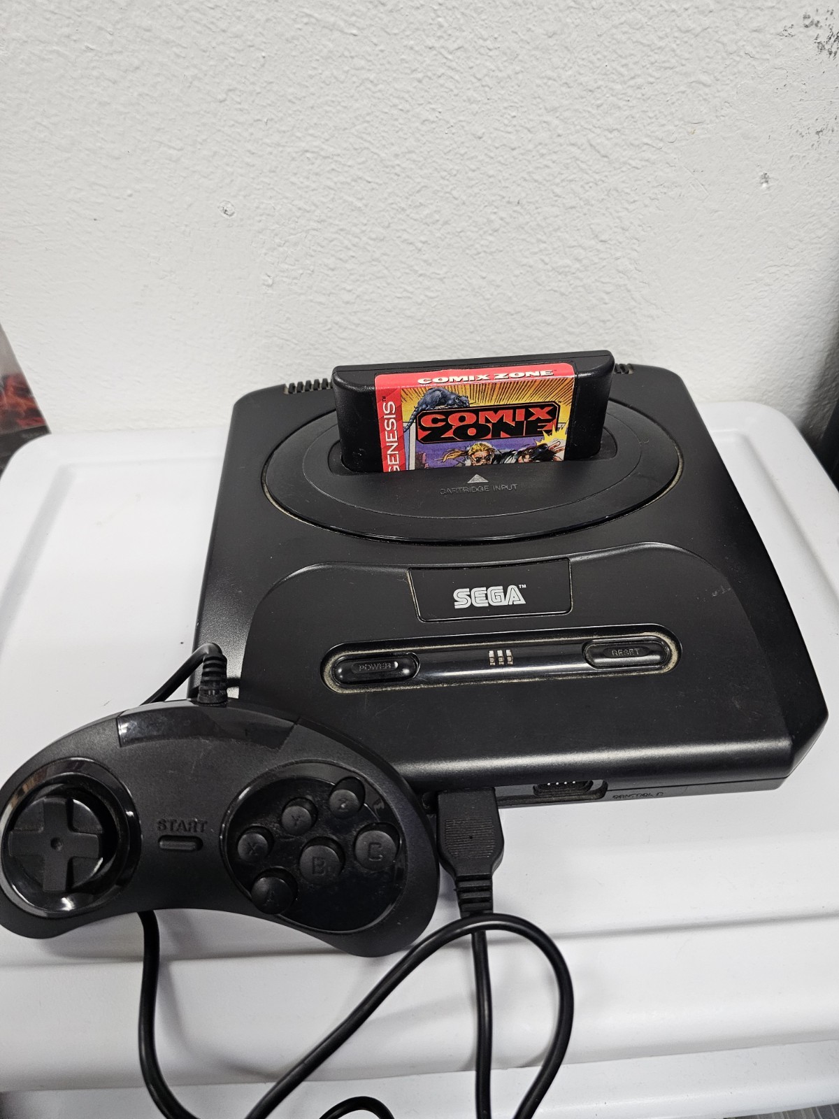SEGA Genesis II 16-bit MK-1631 Console, Tested, With Cable and Controller