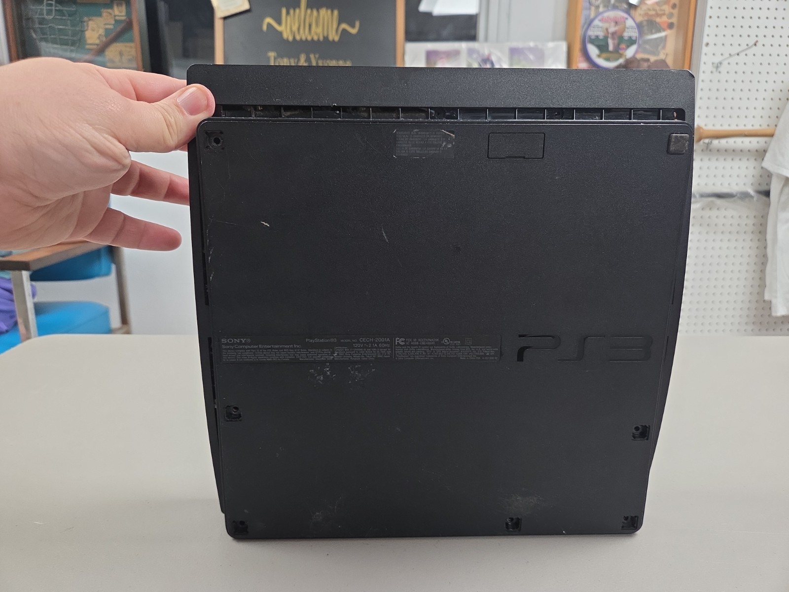 Sony PlayStation 3 PS3 Slim CECH-2001A Console – For Parts Only