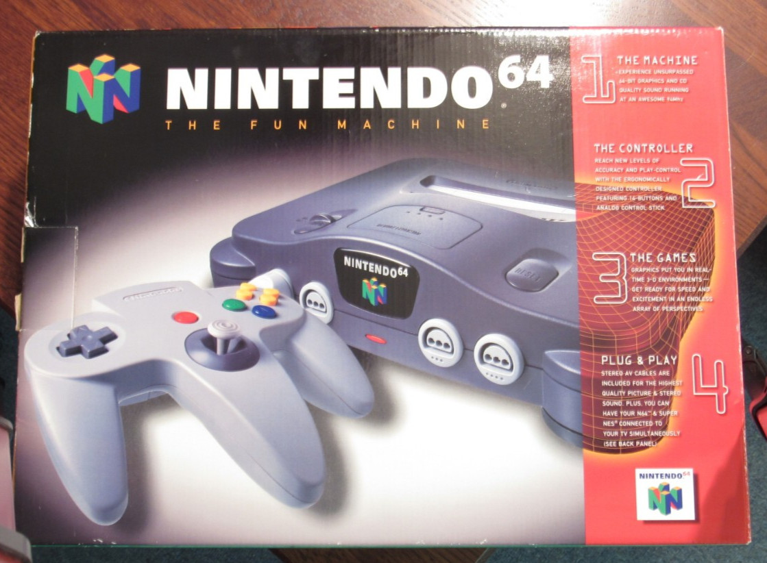 Nintendo 64 N64 Complete in Box Tested Working Includes Extra Controller