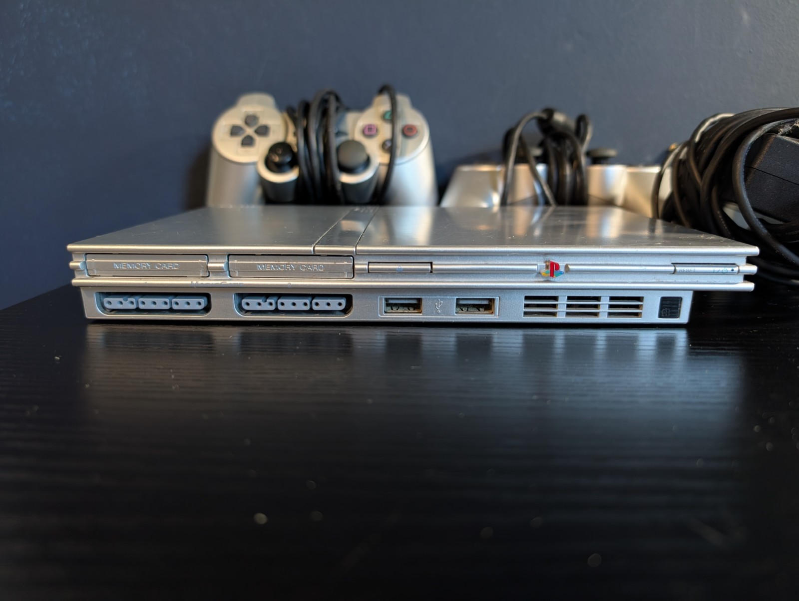 Working Tested Sony SCPH-77001 Playstation 2 slim Game Console – Silver