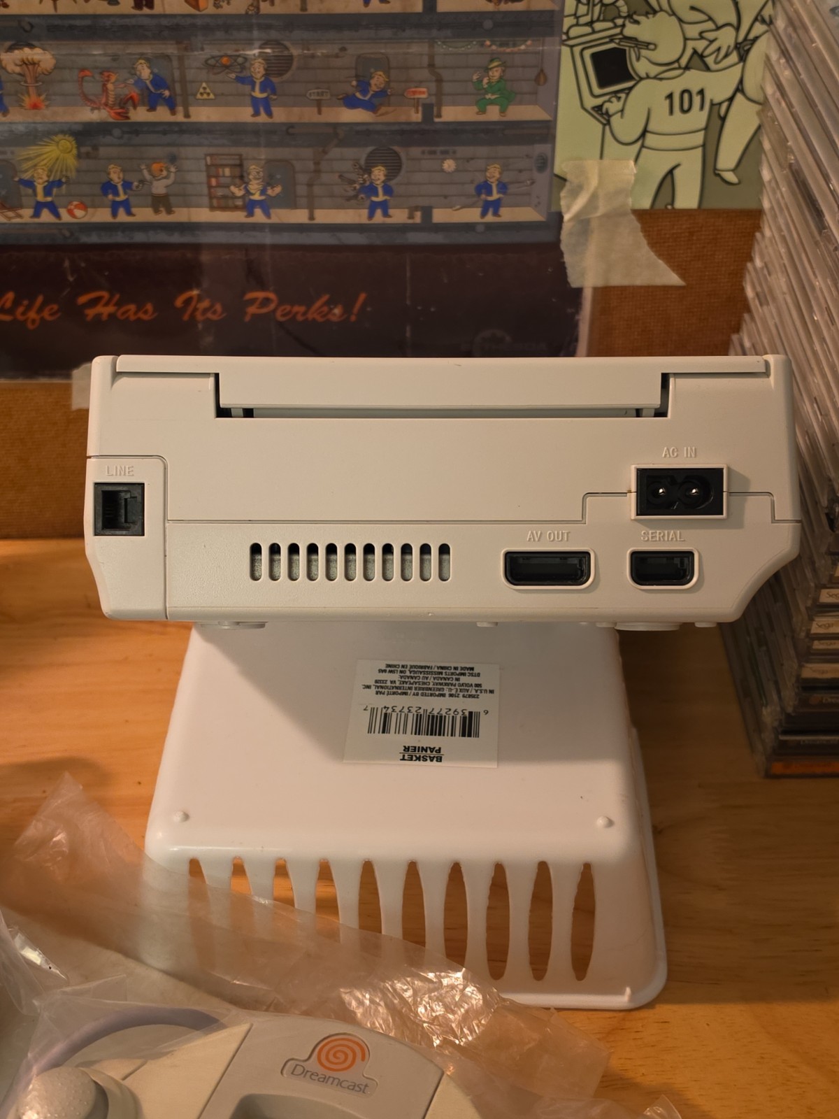 Sega Dreamcast White Console Power/Eject/Tested Great Condition