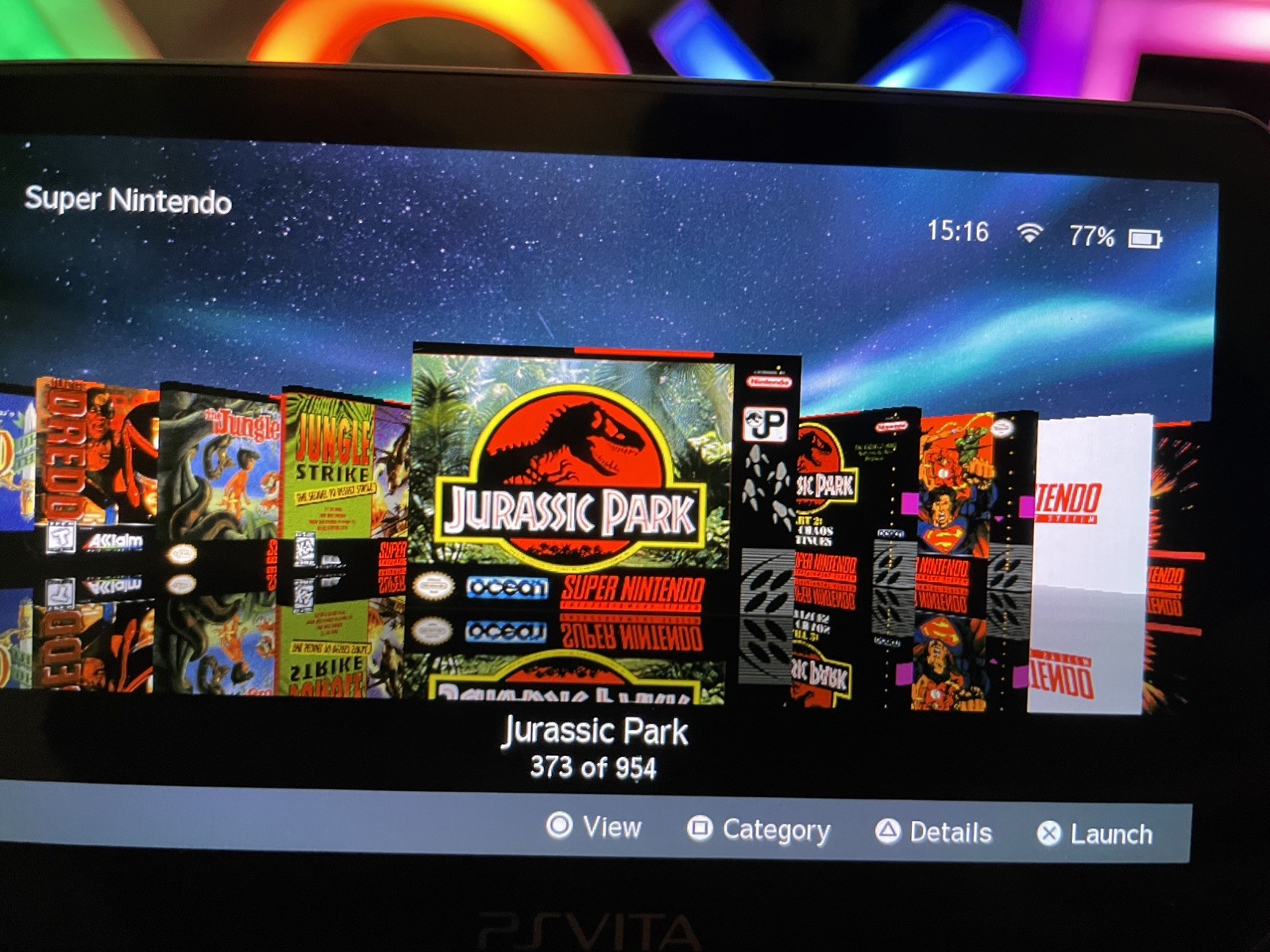 PlayStation vita model 2000 All Black mod OPTIMIZED + CHARGER bundle