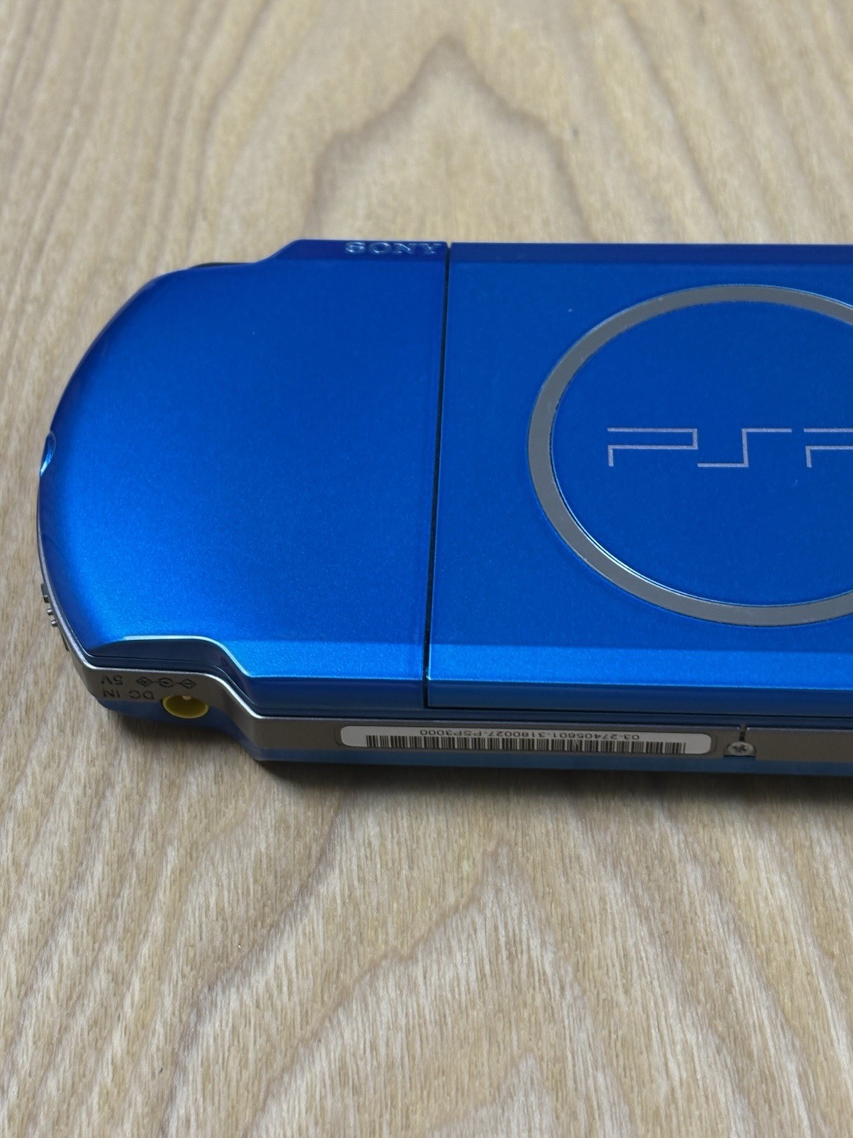 Sony PSP 3000 Vibrant Blue Console Only Tested Working Japanese Ver