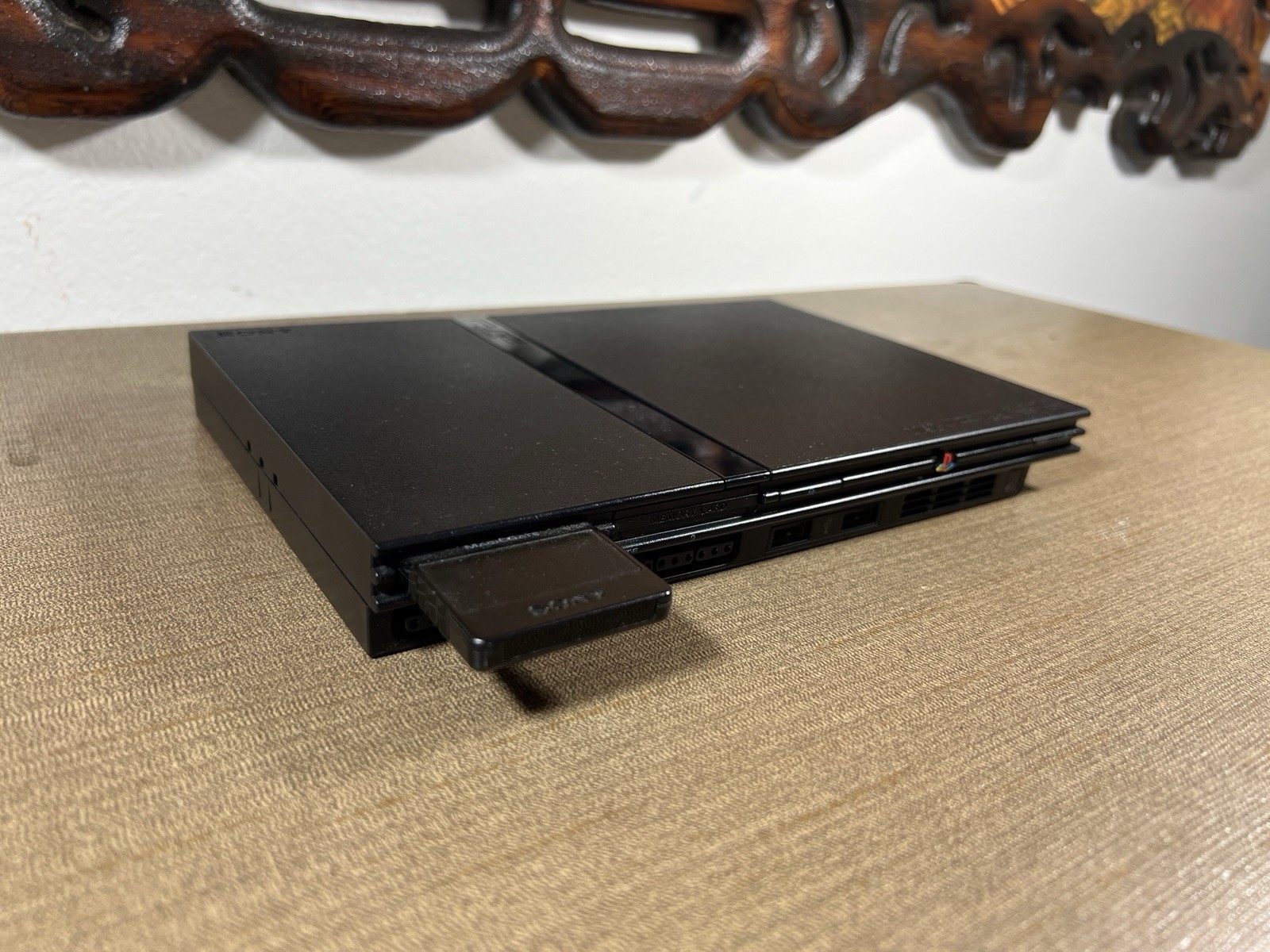 Sony PlayStation 2 Slim SCPH-75001 Console PS2 w/ Two Controllers – TESTED WORKS