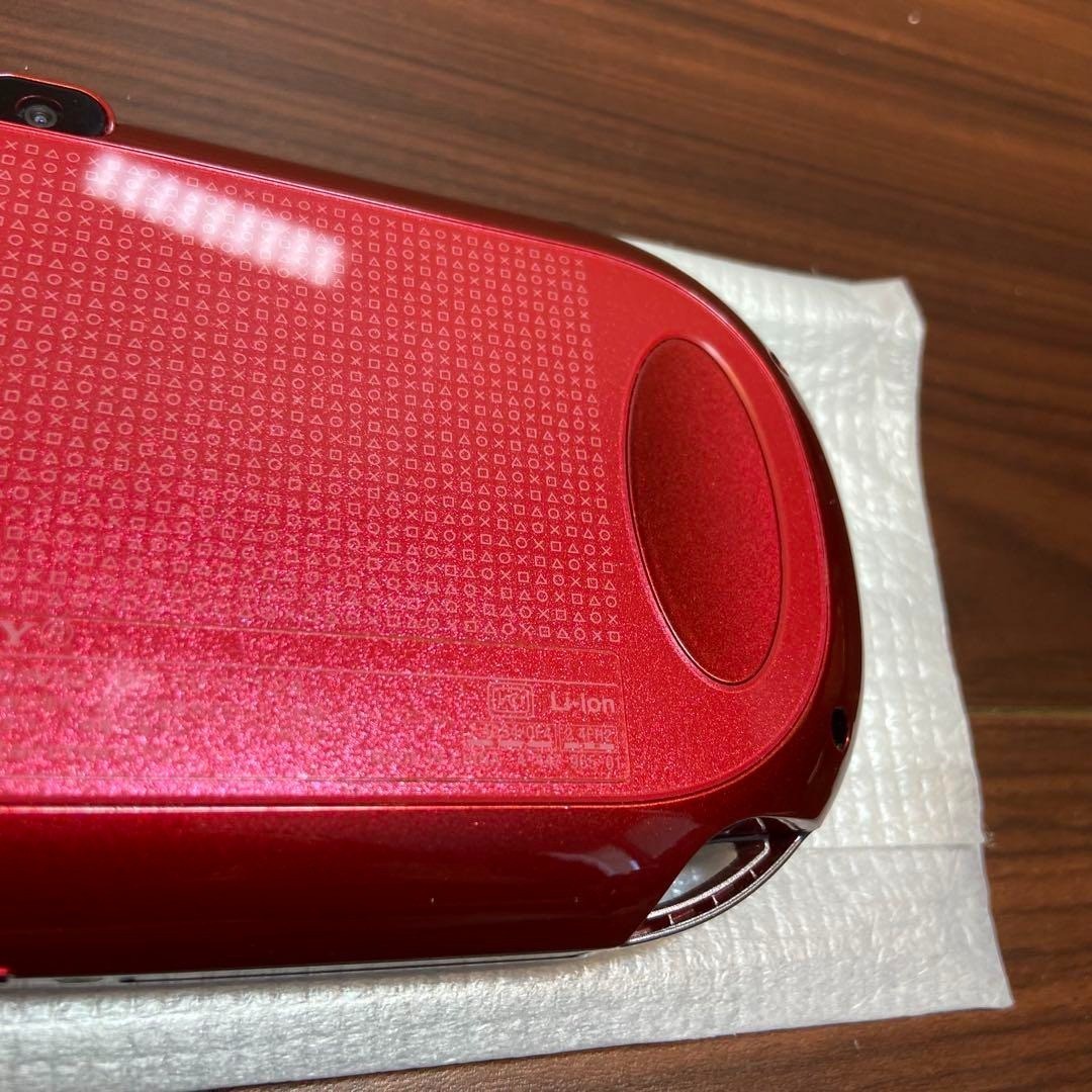 PSVita 1000 Cosmic Red Console 3686 From Japan