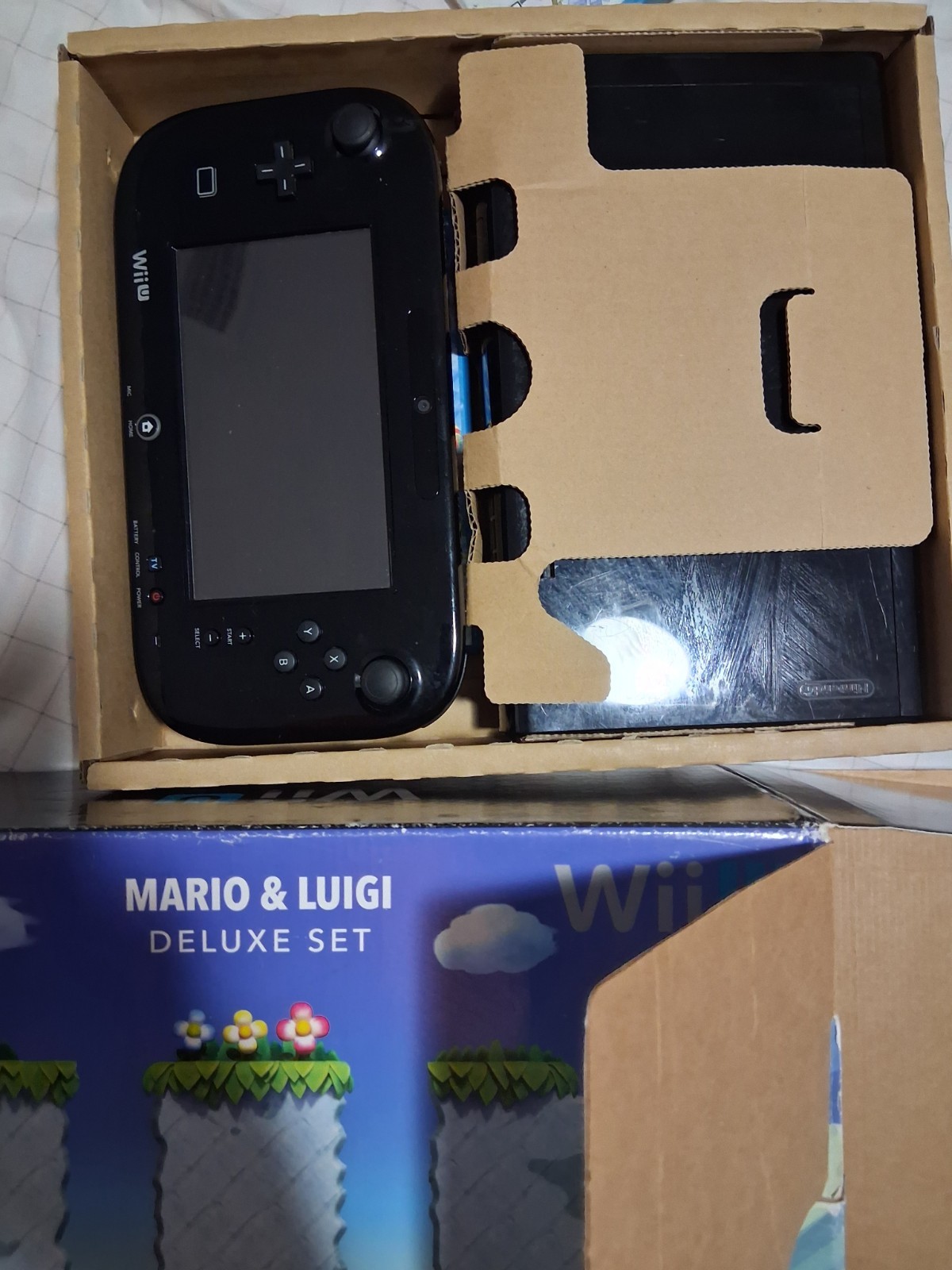 Nintendo Wii U Mario & Luigi Premium Pack 32GB Black Handheld System
