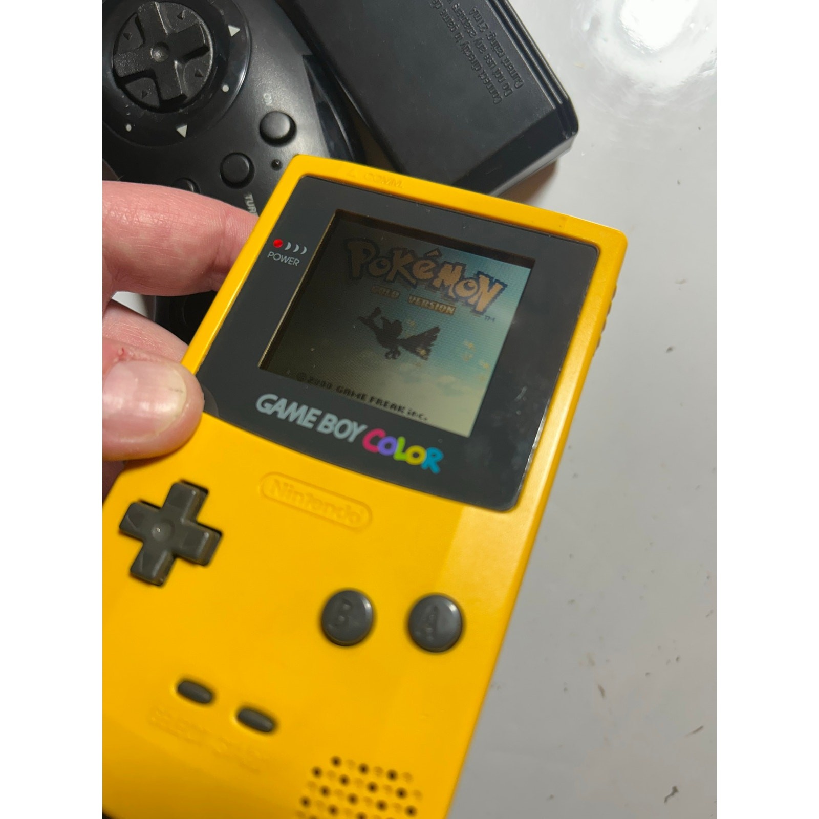 Nintendo Gameboy Game Boy Color Yellow🔥Works Great! Great Condition!