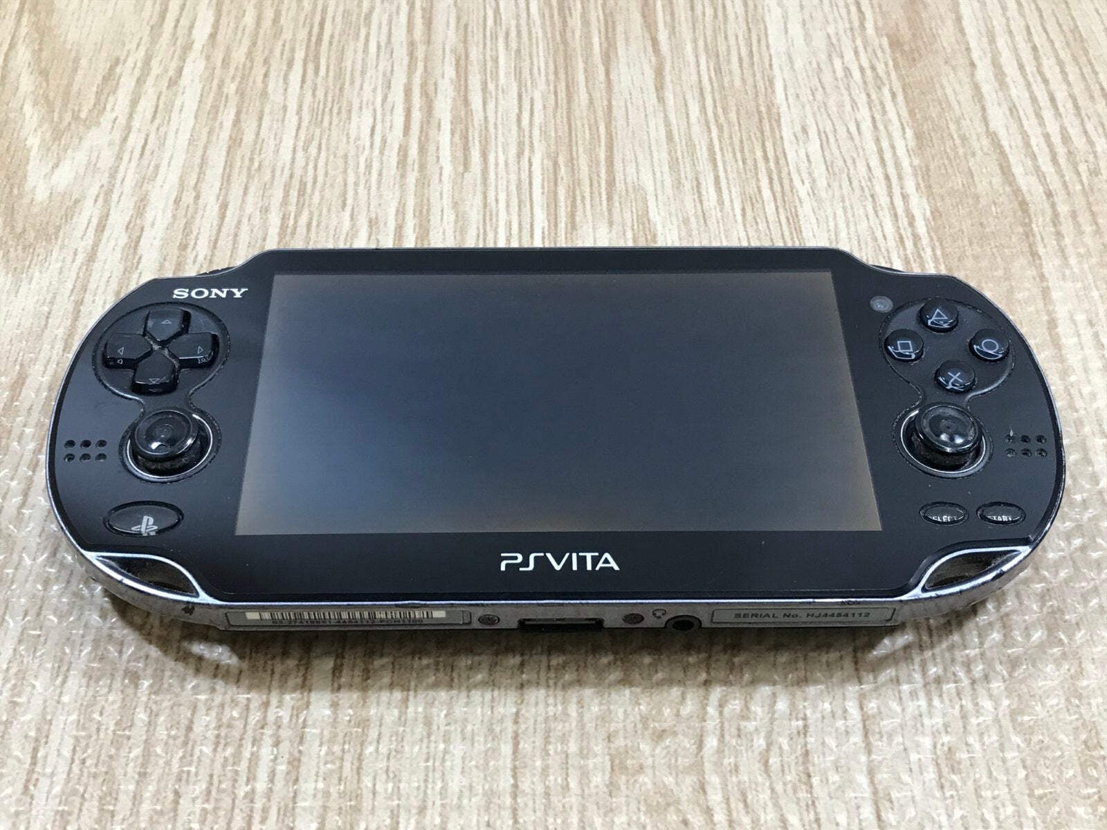 PS Vita PCH-1000 CRYSTAL BLACK Console Japan – With Defects GE1737