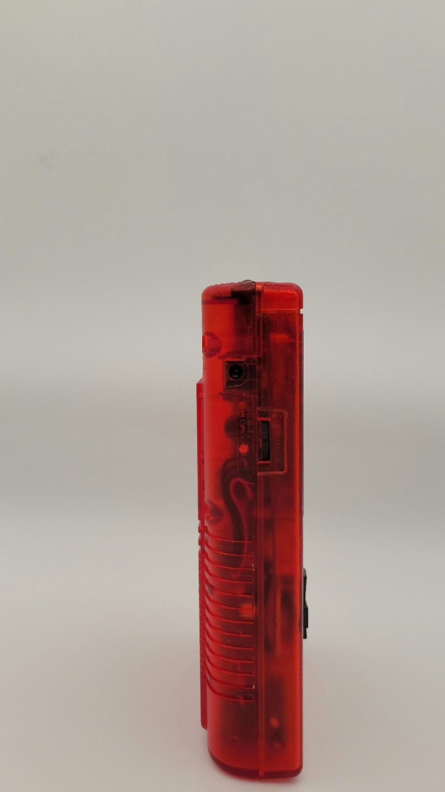 Gameboy DMG-01 W/IPS Backlit Screen, New Clear Red Shell. Upgraded Gameboy