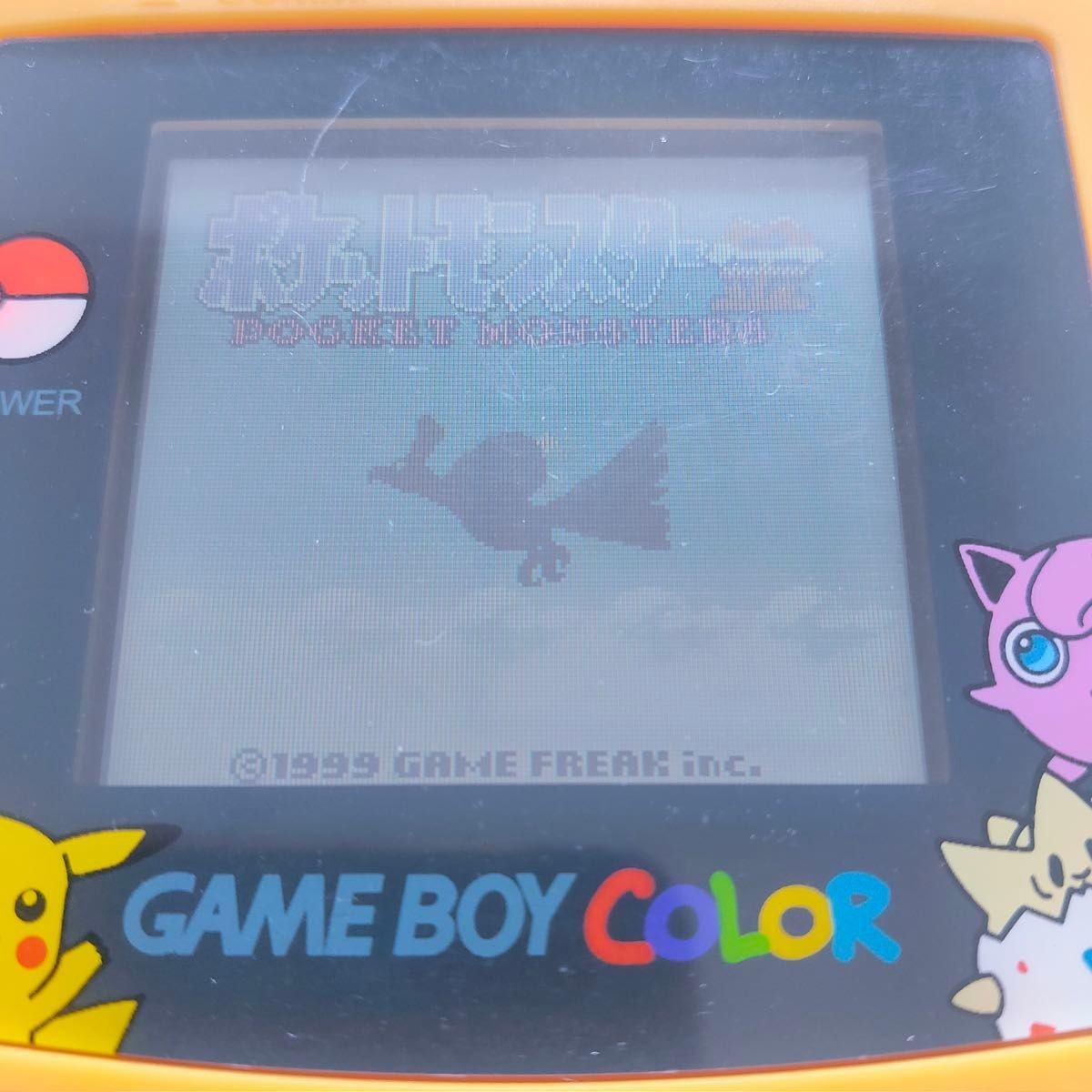 Nintendo Game Boy Color Pokemon Center gold Console Orange BLUE
