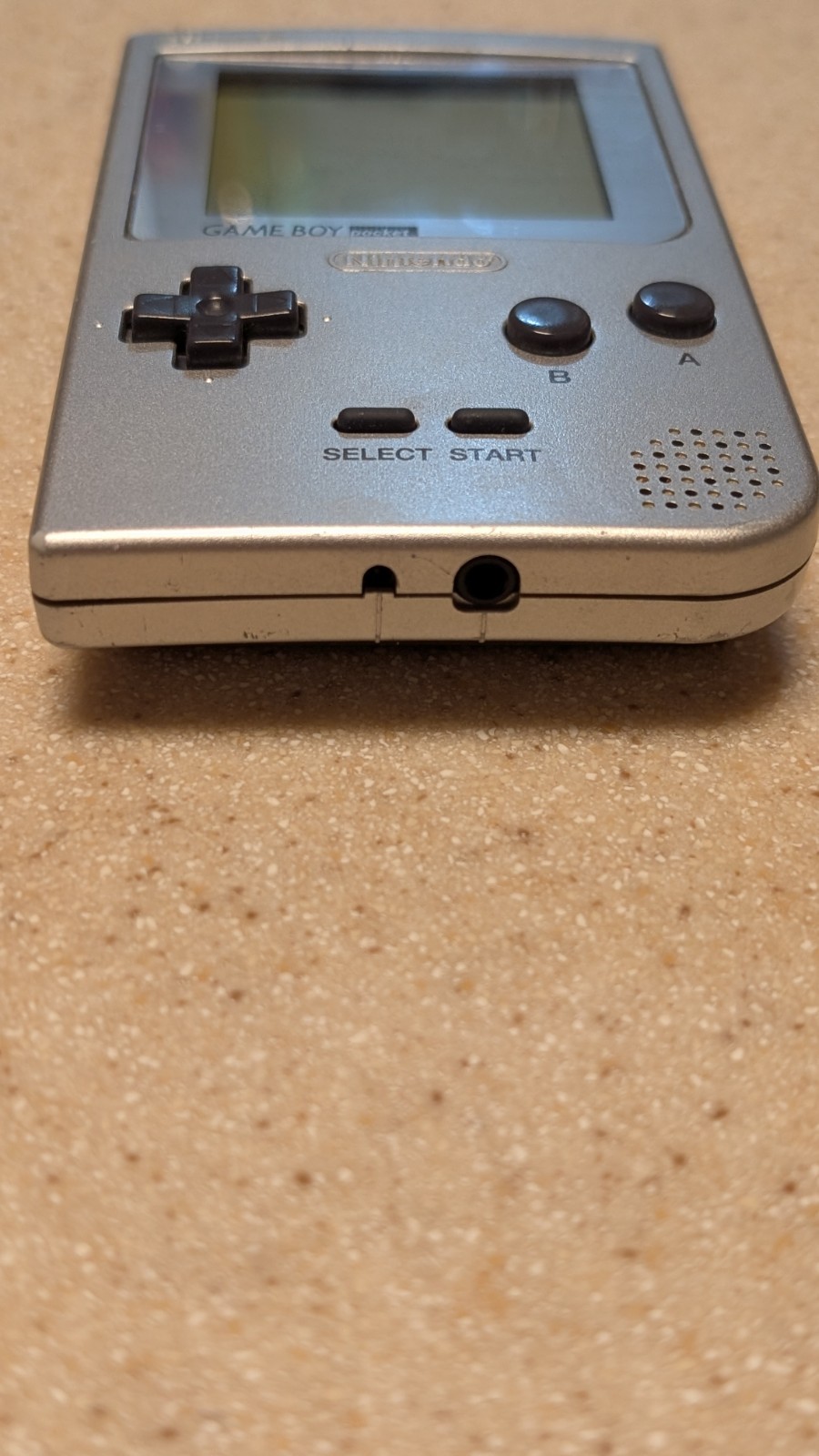 Nintendo Game Boy Pocket Silver Handheld Console System MGB-001 Tested
