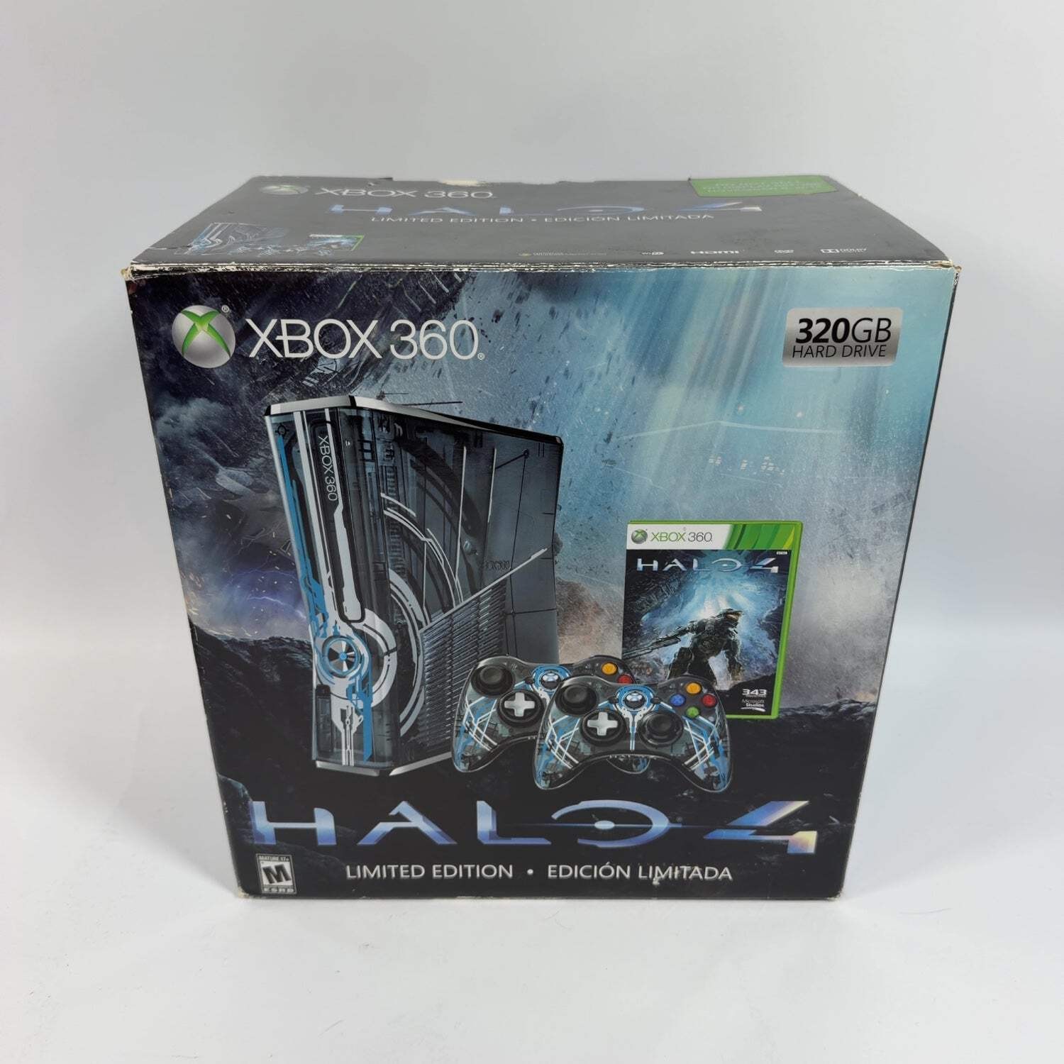 Microsoft Xbox 360 320GB Console Gaming System Halo 4 Special Edition 1439