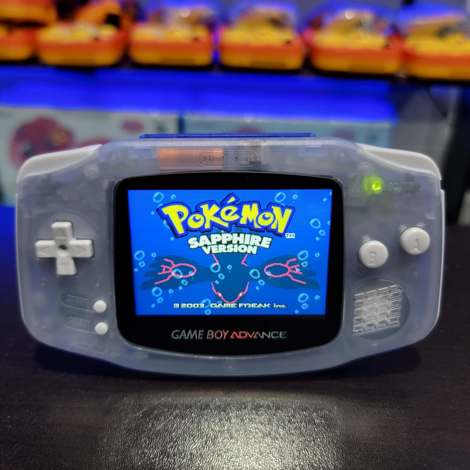 Glacial GameBoy Advance GBA Console with iPS Backlight Backlit LCD MOD