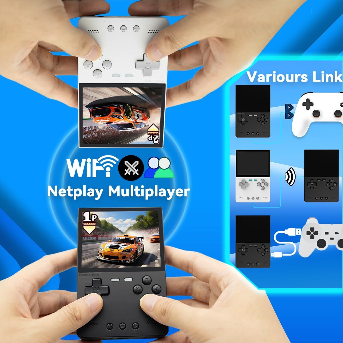 Trimui Brick Handheld Game Console 3.2-inch 1024 * 768 IPS Screen 3000mAh Tri…