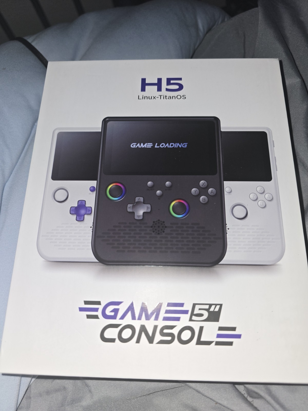 H5 5″ Wide Screen OVER 15,000 PreLoaded Games BLACK Handheld Game Console