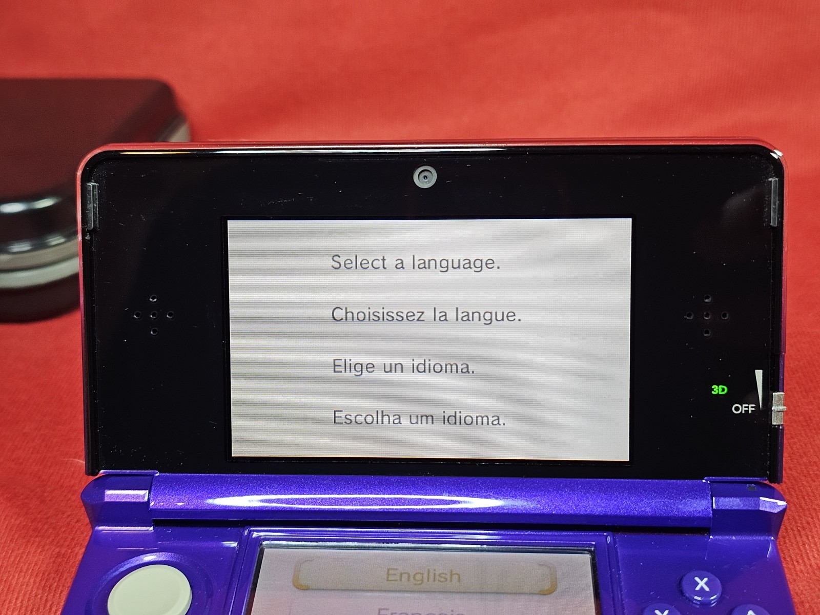 Nintendo 3DS Midnight Purple Handheld System Console – Clean & Tested -Authentic