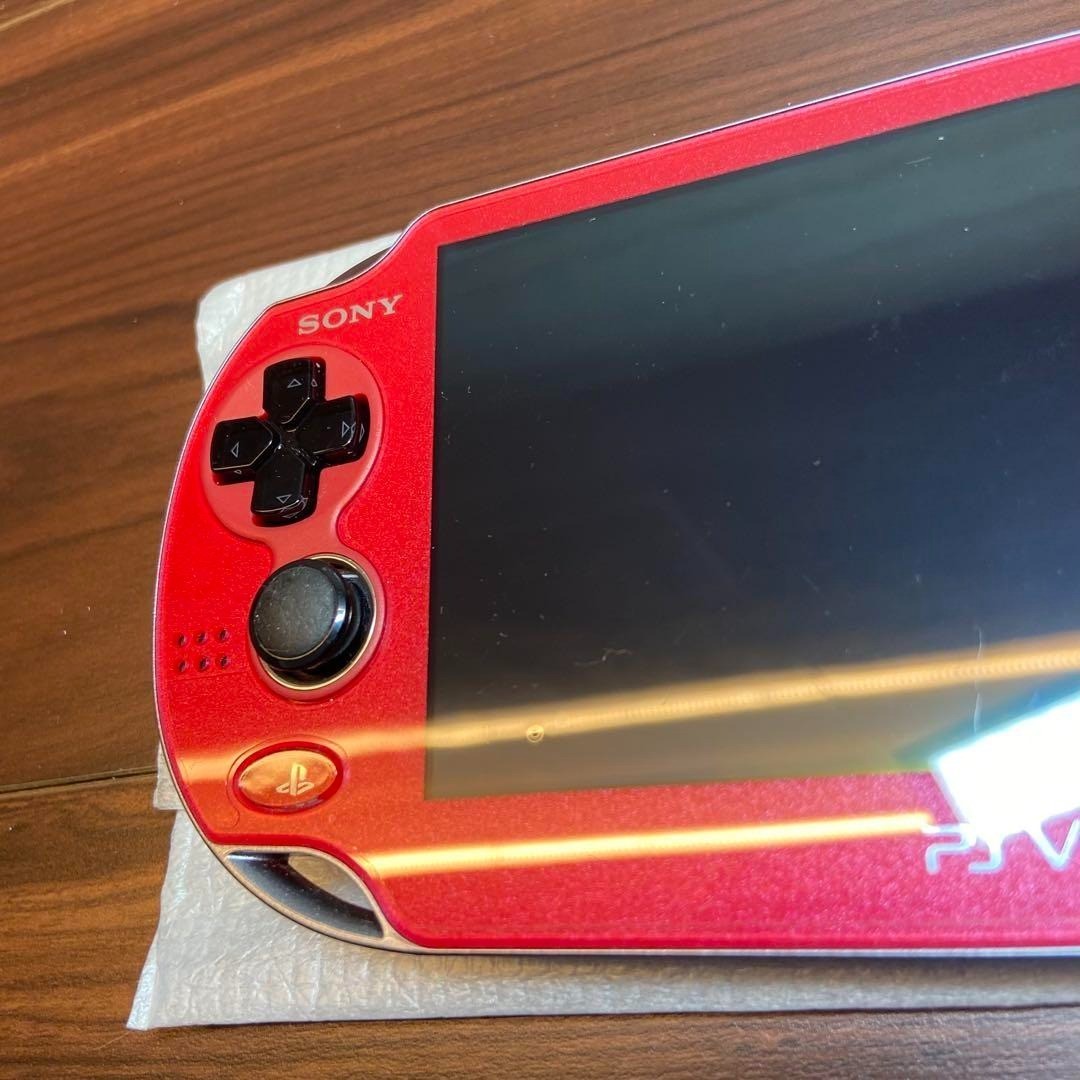 PSVita 1000 Cosmic Red Console 3686 From Japan