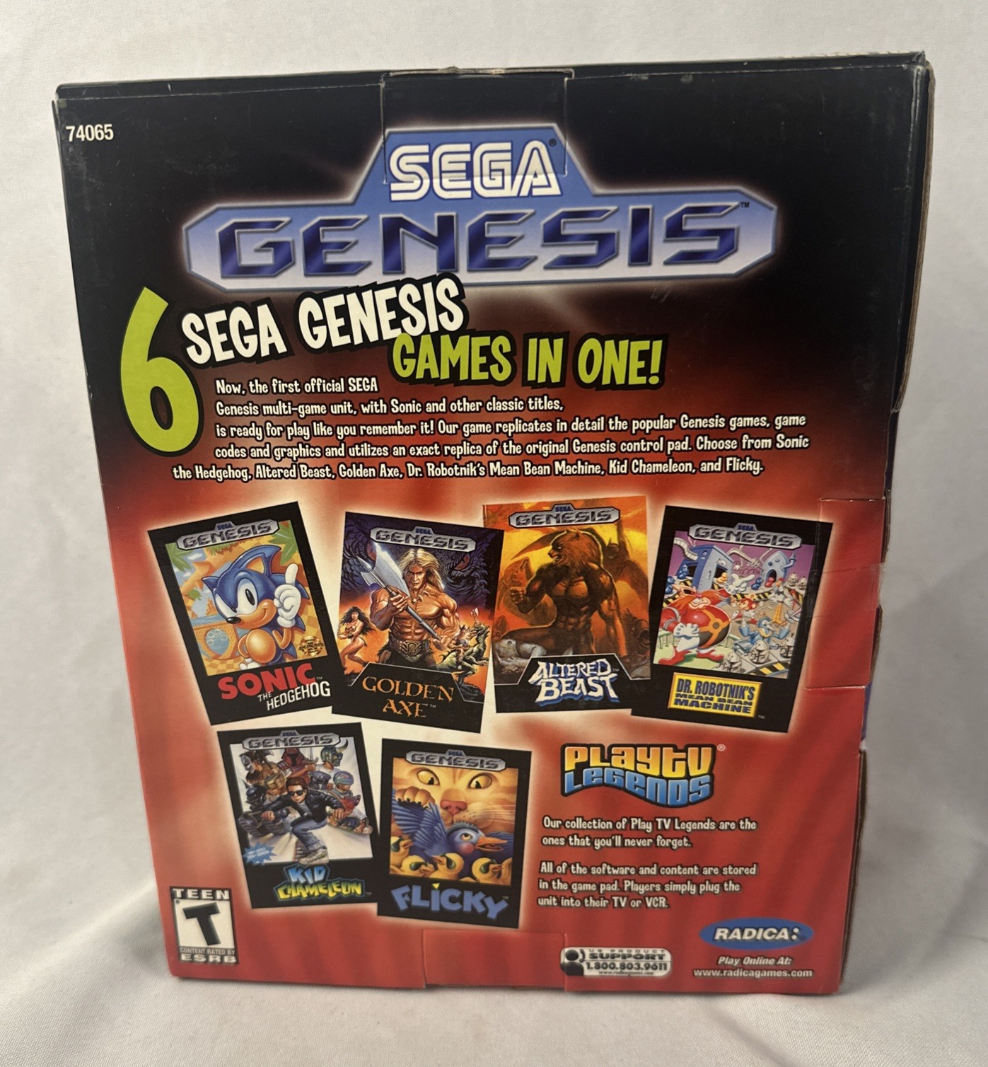 Arcade Legends Sega Genesis Volume 1 (TV Game Systems, 2004) New