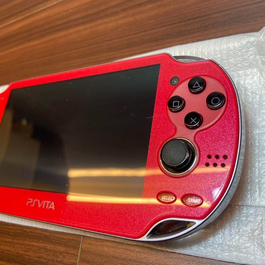 PSVita 1000 Cosmic Red Console 3686 From Japan