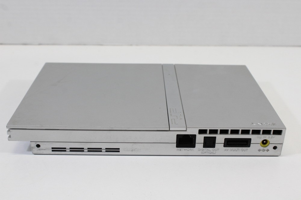 PlayStation 2 PS2 Slim Silver Console SCPH-75000 AC AV NTSC-J Japan WORKS GREAT