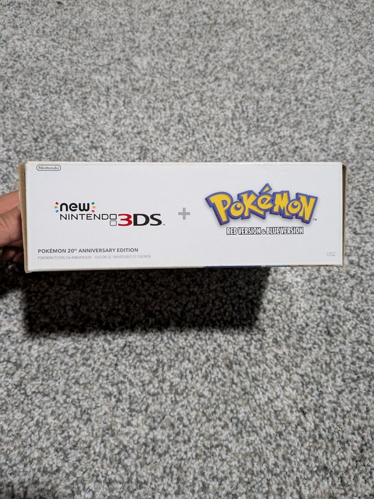Nintendo «New» 3DS Pokemon 20th Anniversary w/ Box Faceplates 4GB Wi-Fi