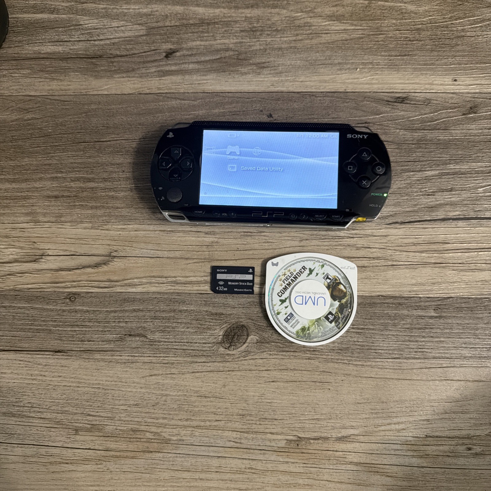 Sony PlayStation Portable PSP PSP-1001 Handheld Console Gaming System Black