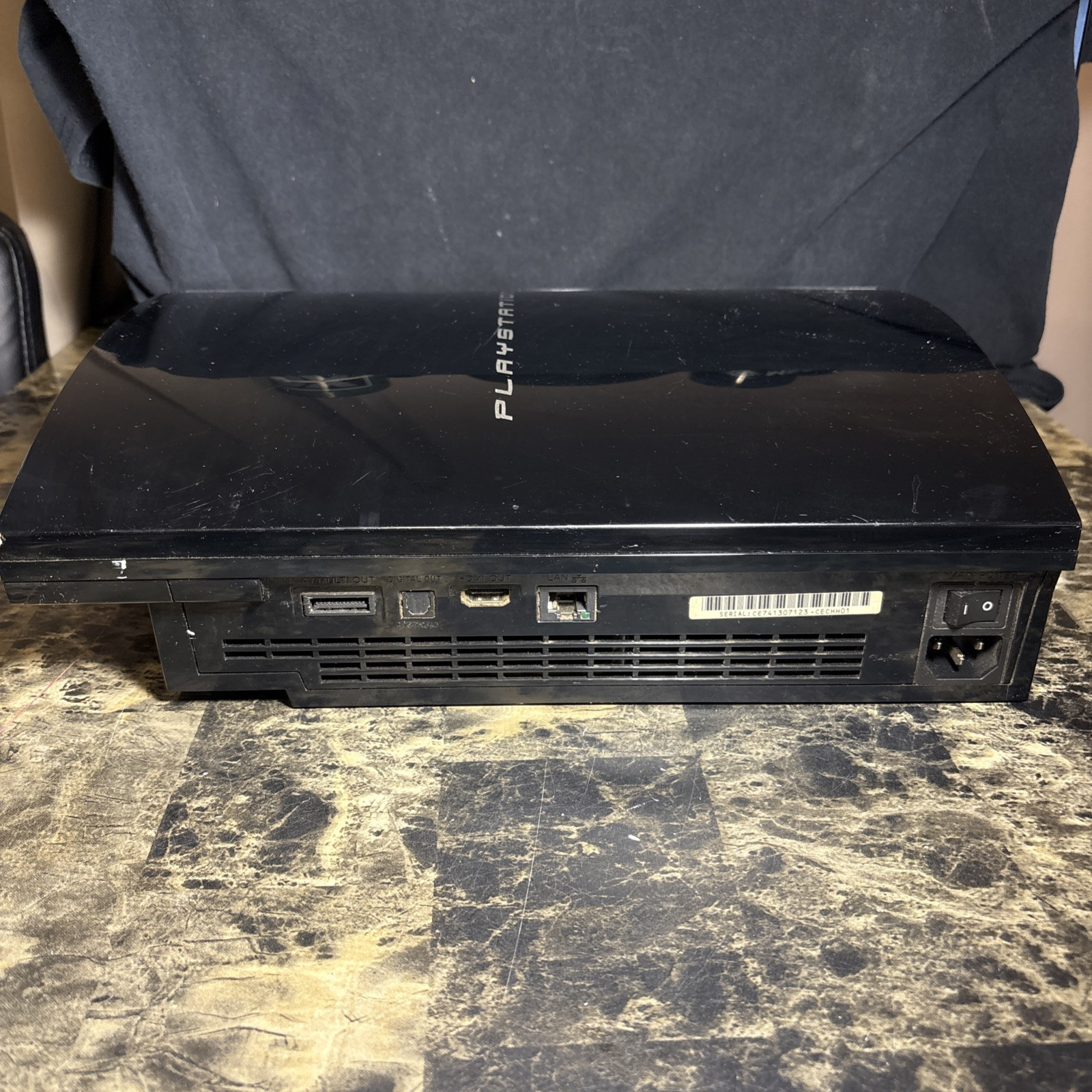 Sony PlayStation 3 Black 40GB Model CECHH01 System Console Only Tested & Working