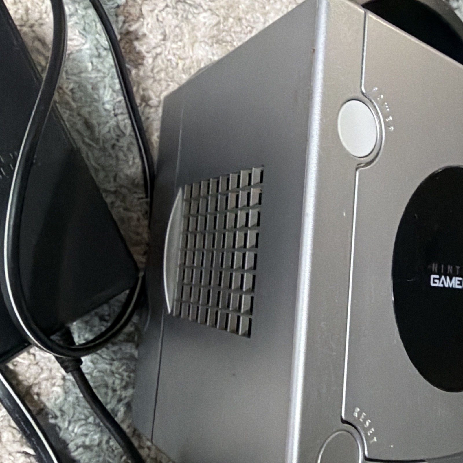 Nintendo Gamecube 1439 Console Silver HDMI Power Cord Tested Excellent